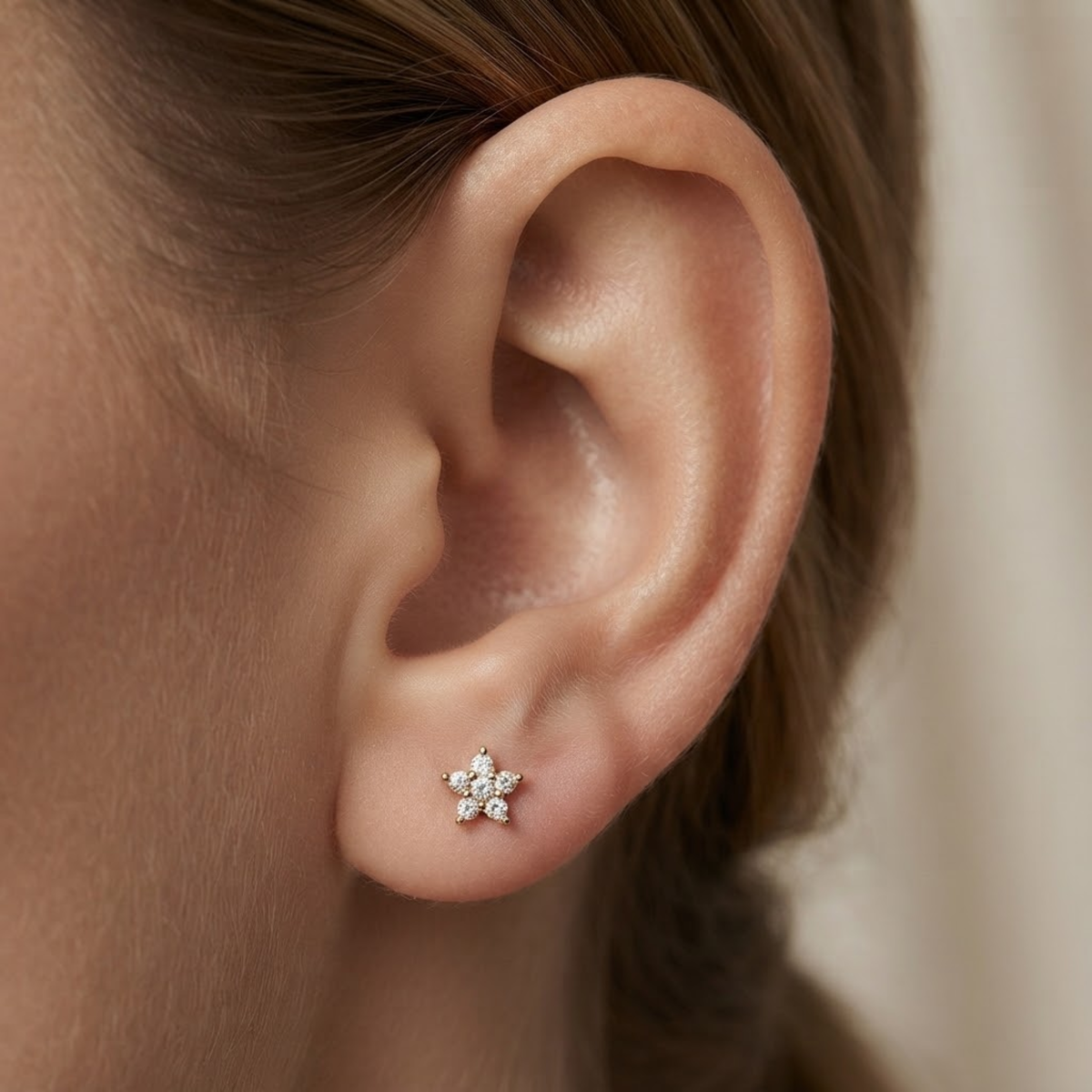 Boucles d'oreilles Fleurine Petite Flower