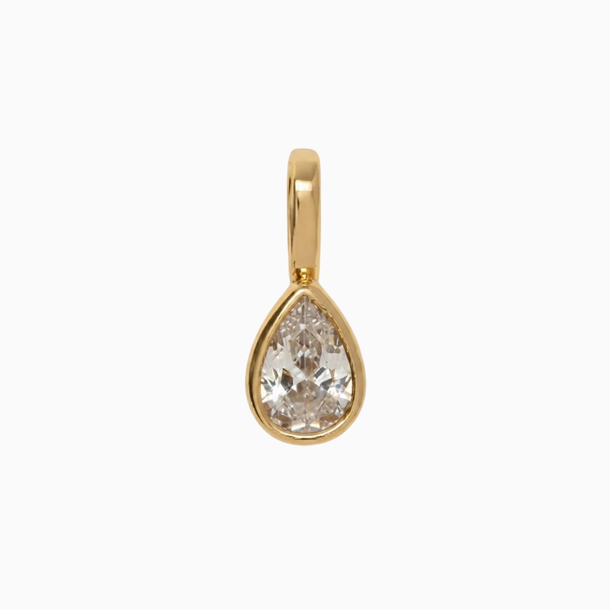 Charms - Clear Gemstone Pendant