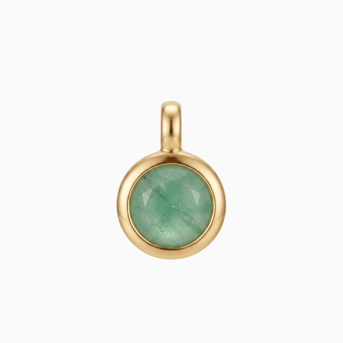 Charms - Green Gemstone Pendant