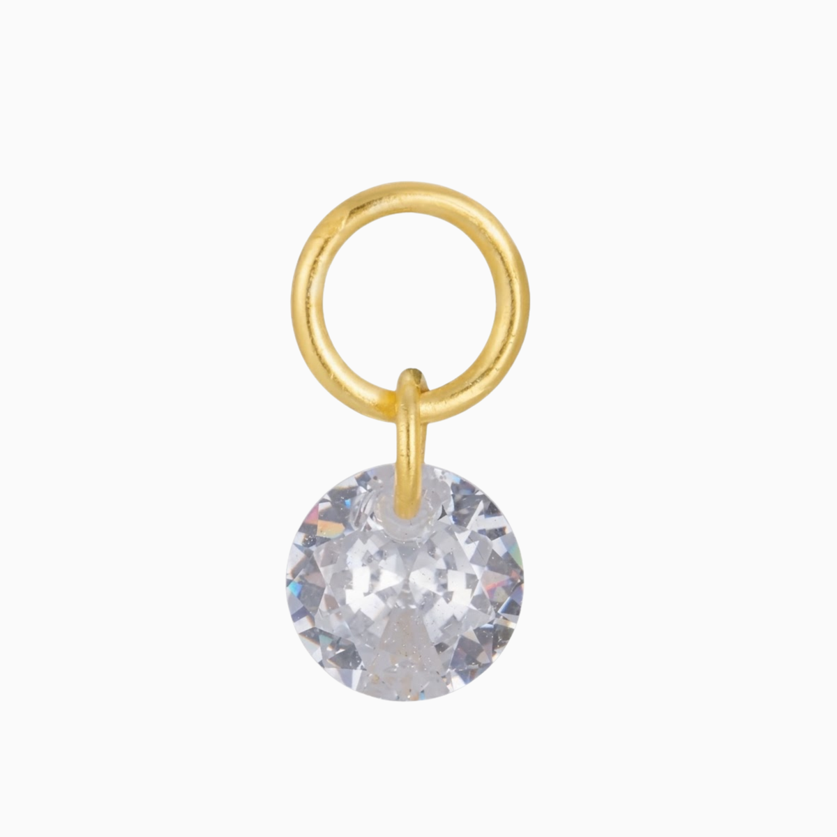 Charms - Circle Moonlight Crystal Pendant