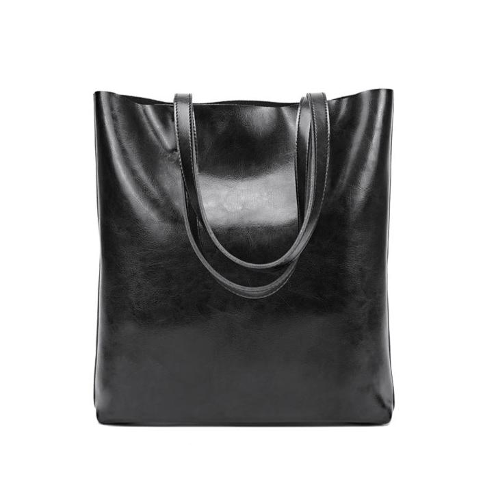 Structured Leather Tote