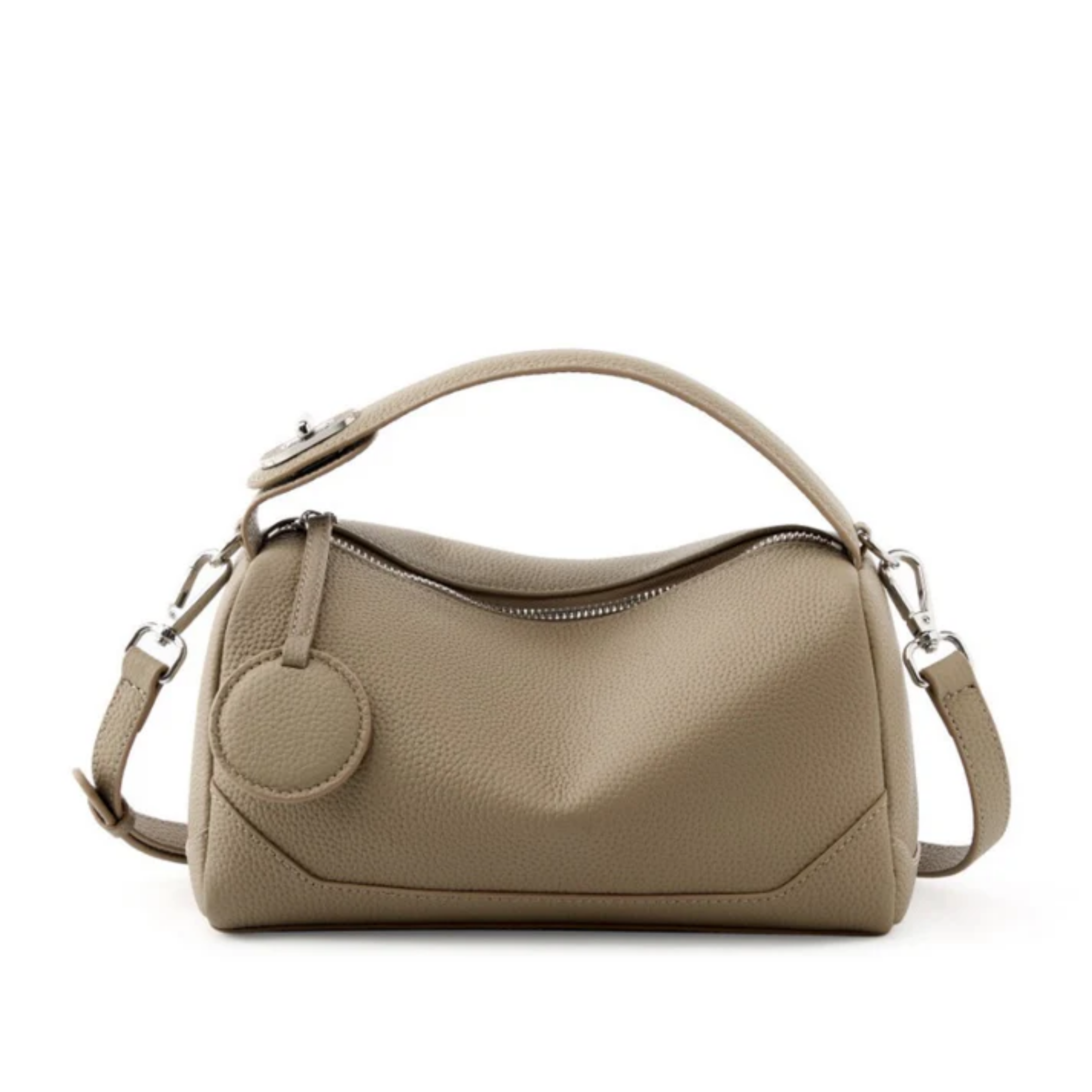 Euphéra Genuine Leather Boston Bag