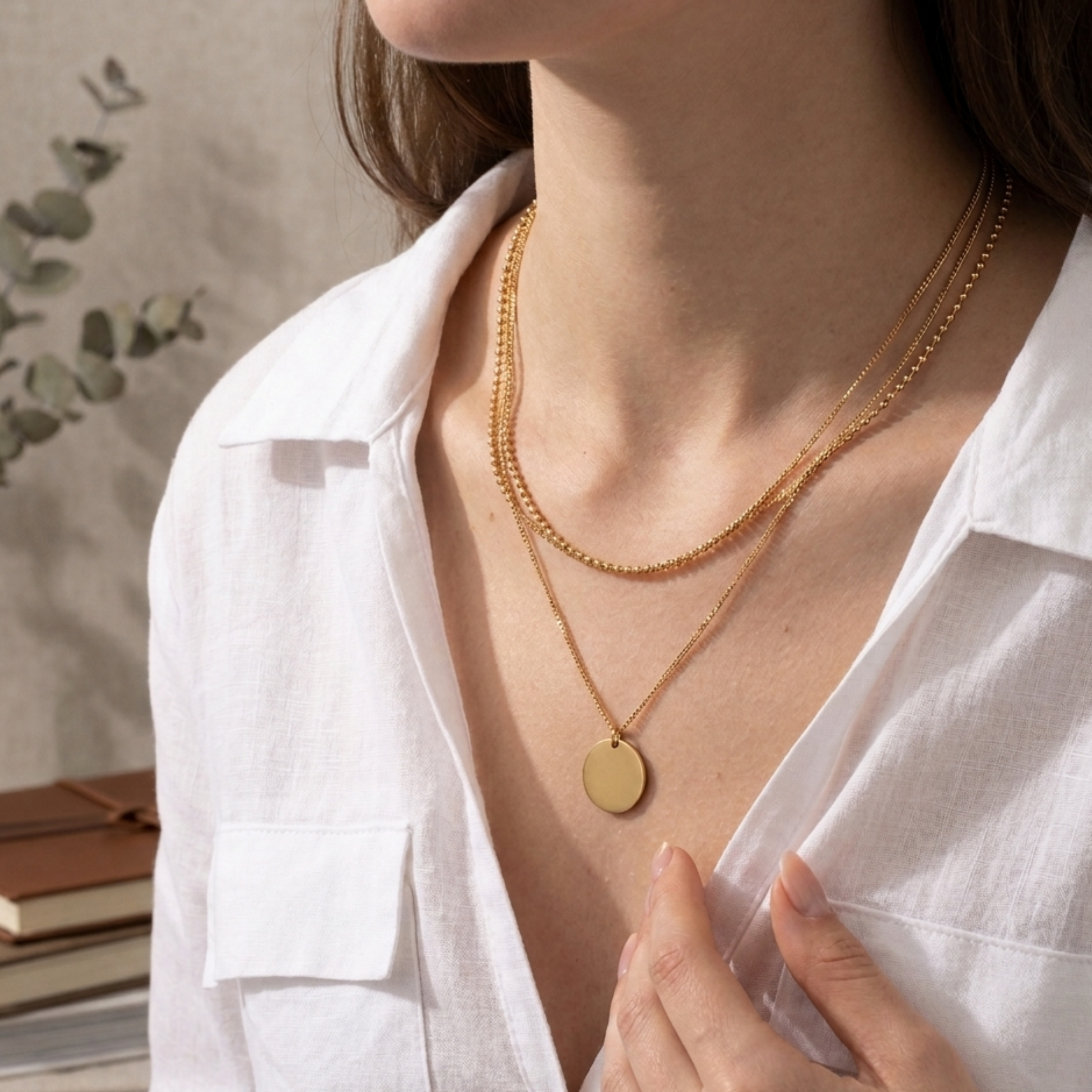 Solenne Layered Radiance Necklace