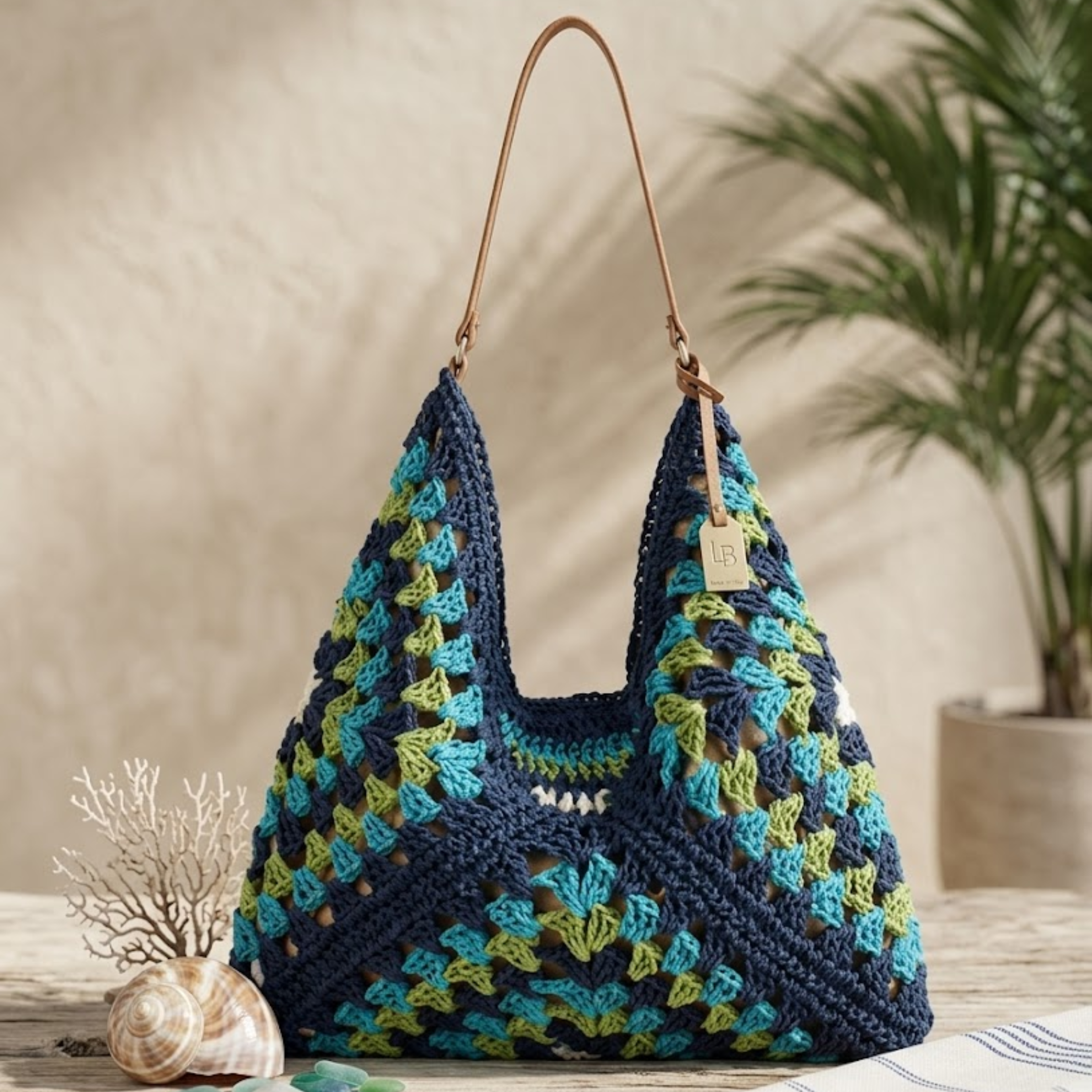 Summer Bohemian Braided Straw Tote – Sustainable Bag