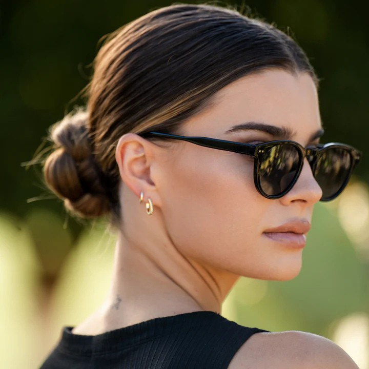 Eclipse Retro Round Polarized Sunglasses