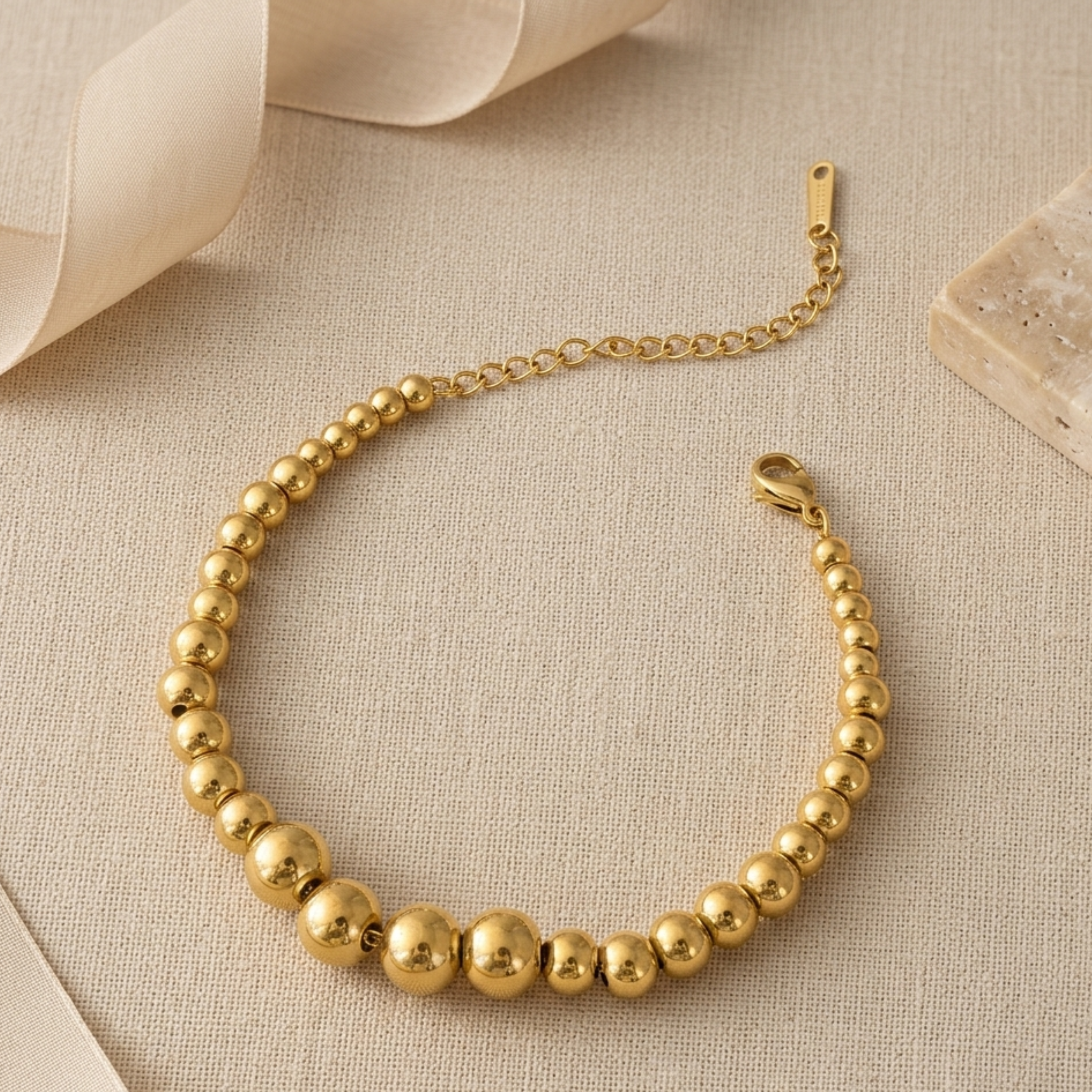 Calira Golden Sphere Bracelet