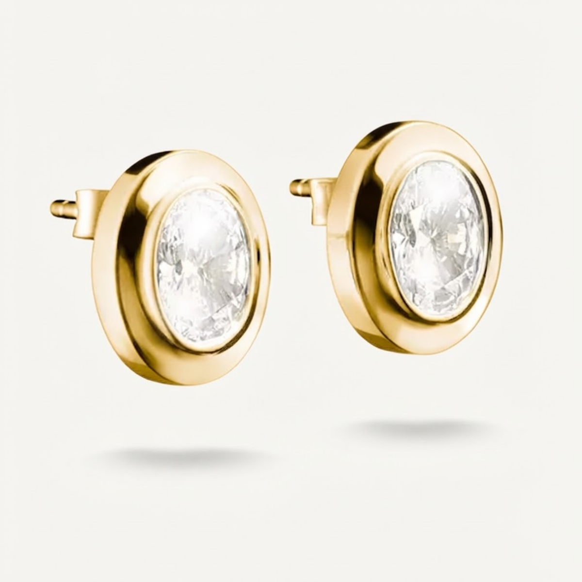 Elvaris Oval Zirconia Earrings