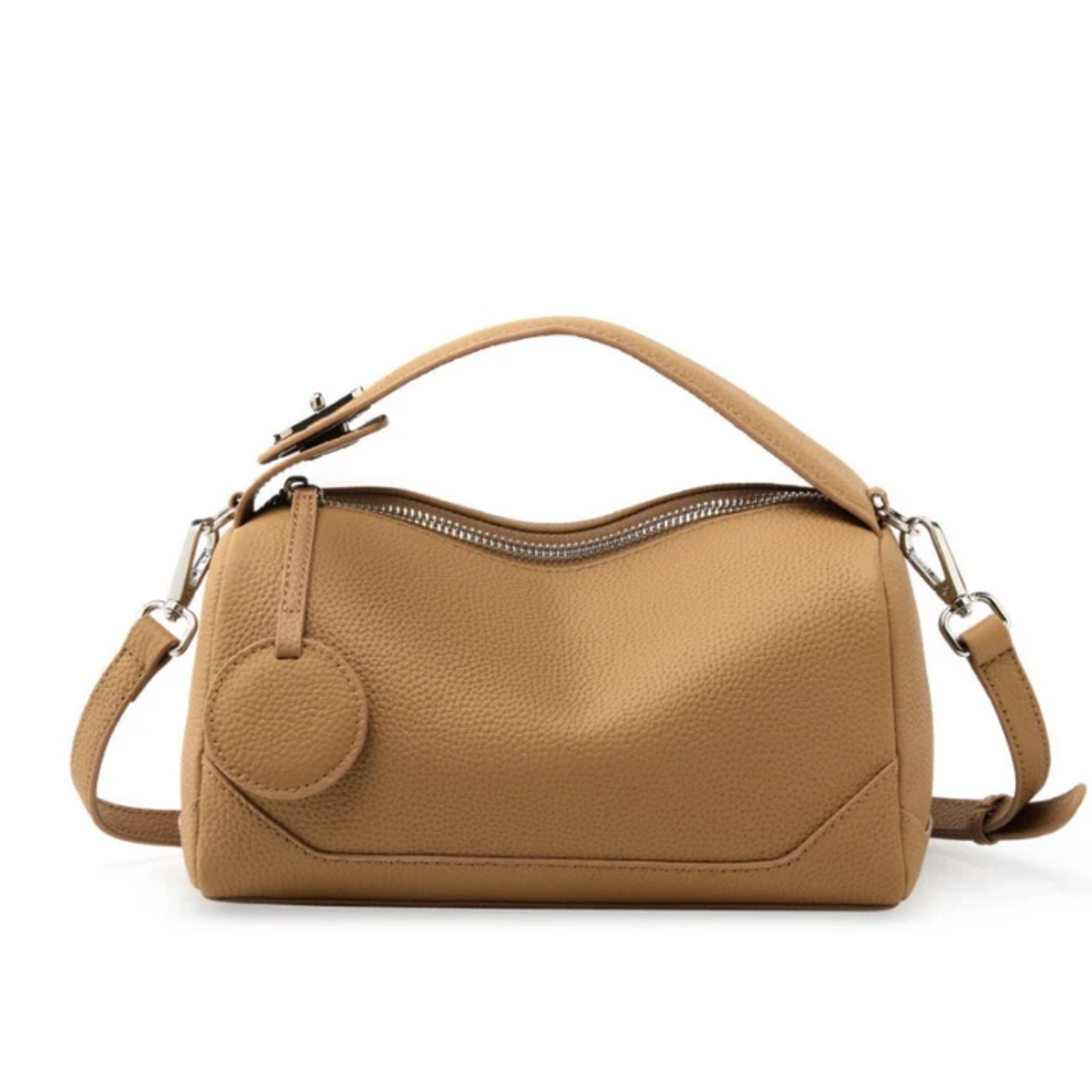 Euphéra Genuine Leather Boston Bag
