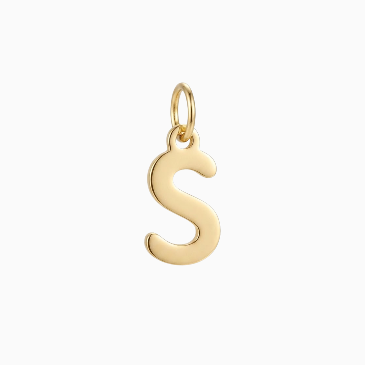Charms - Gold Initial S Pendant