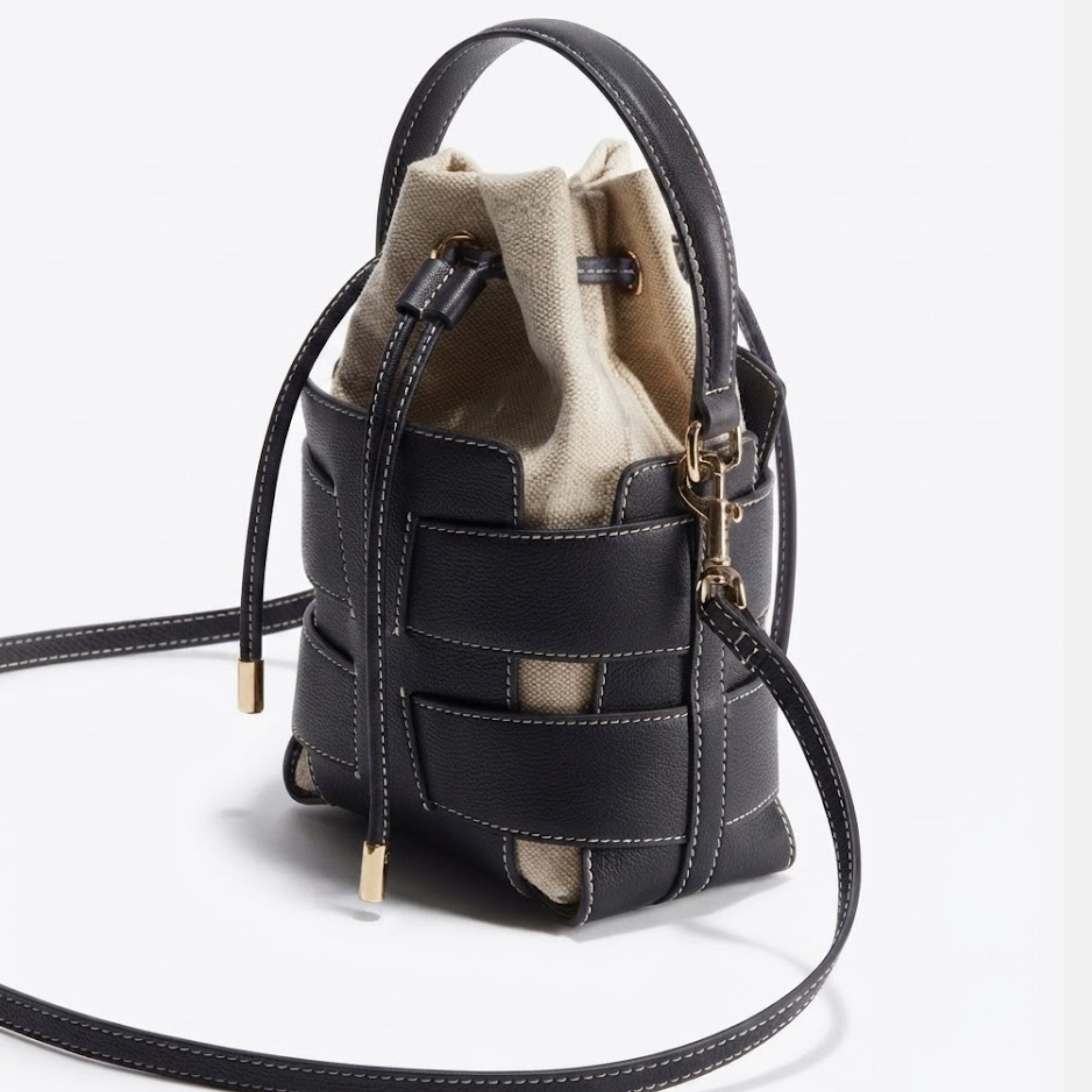 Borsa a secchiello a tracolla elegante Zelora