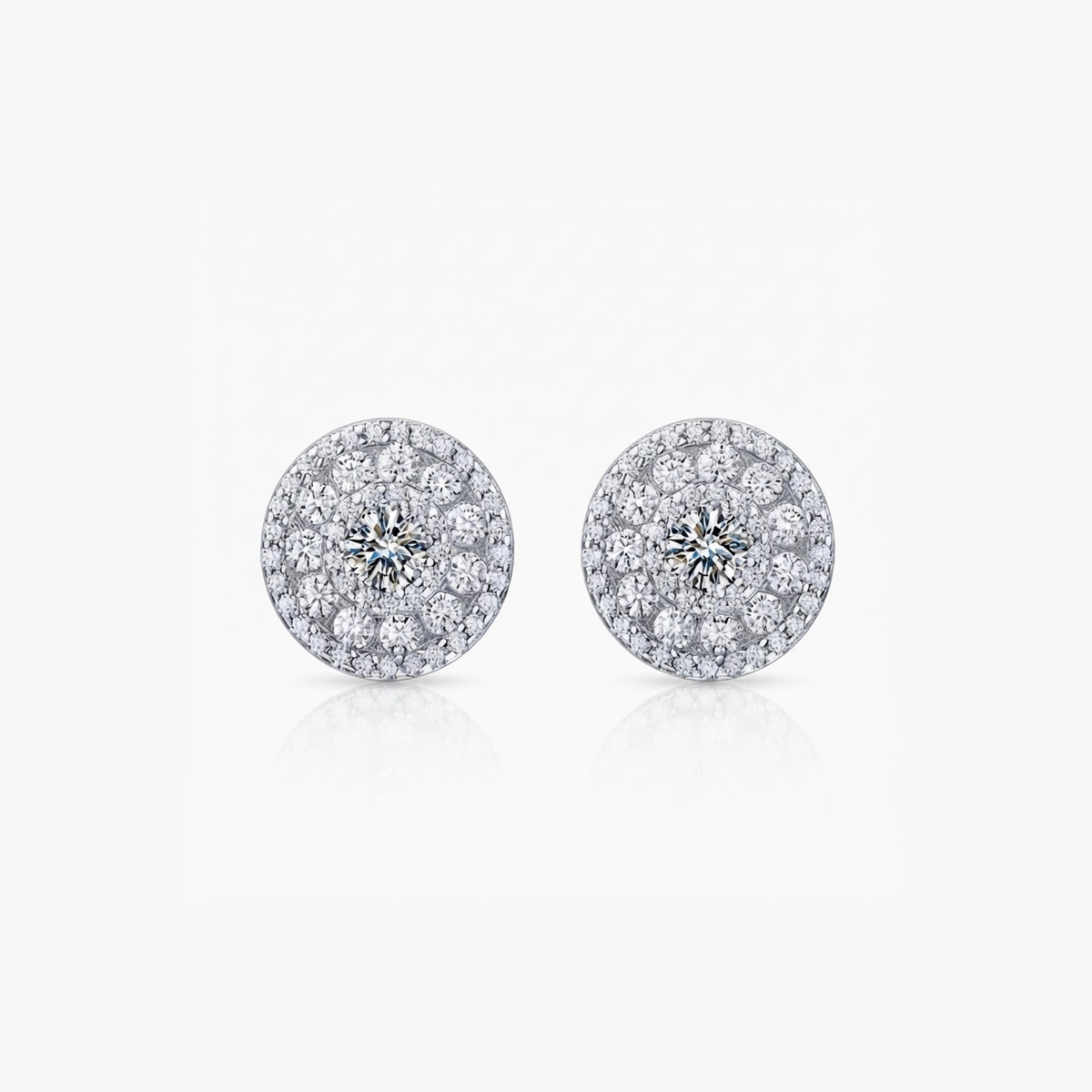 Lumineia Moissanite Stud Earrings