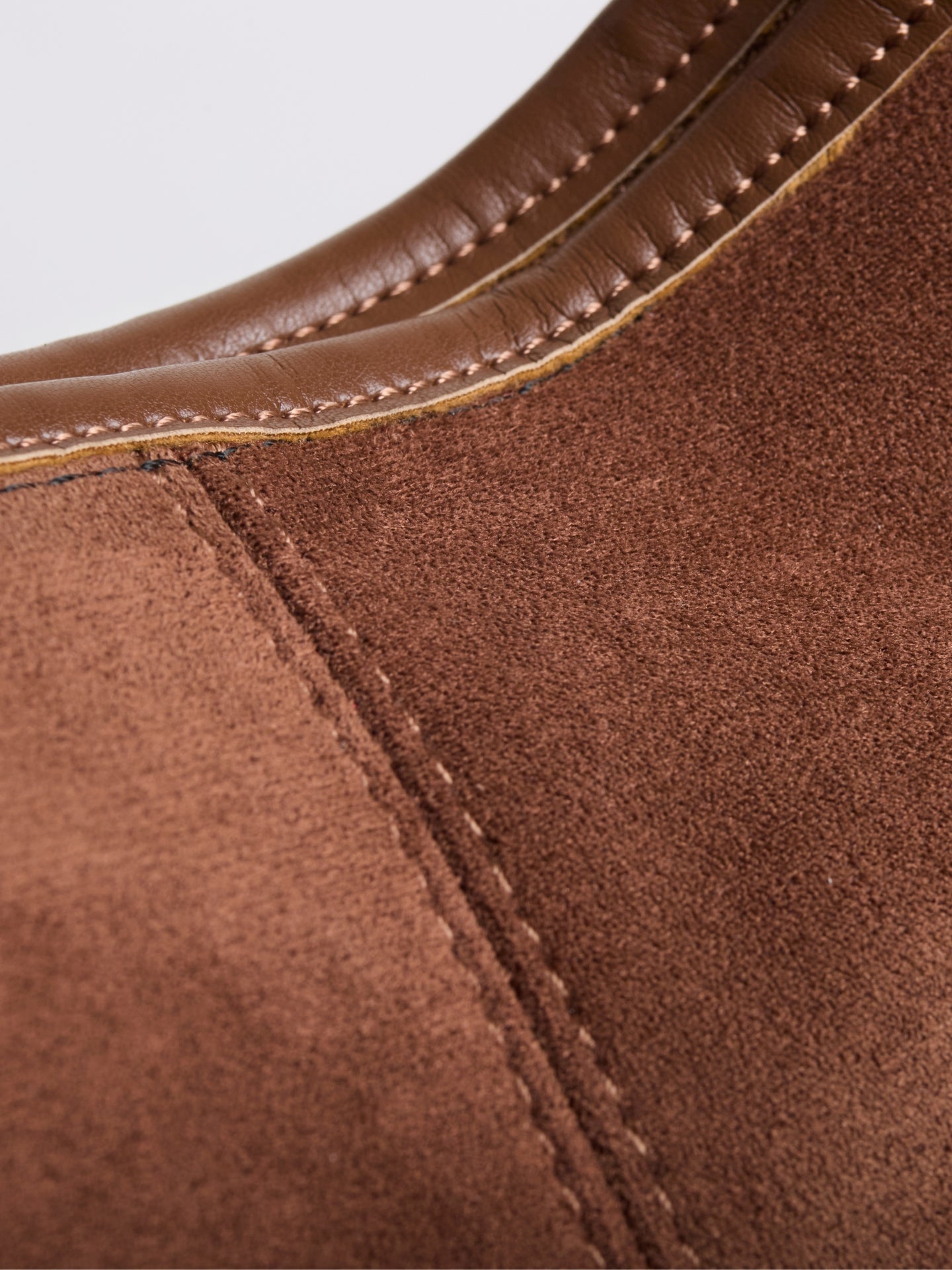 Elegant Vegan Leather Half-Moon Tote