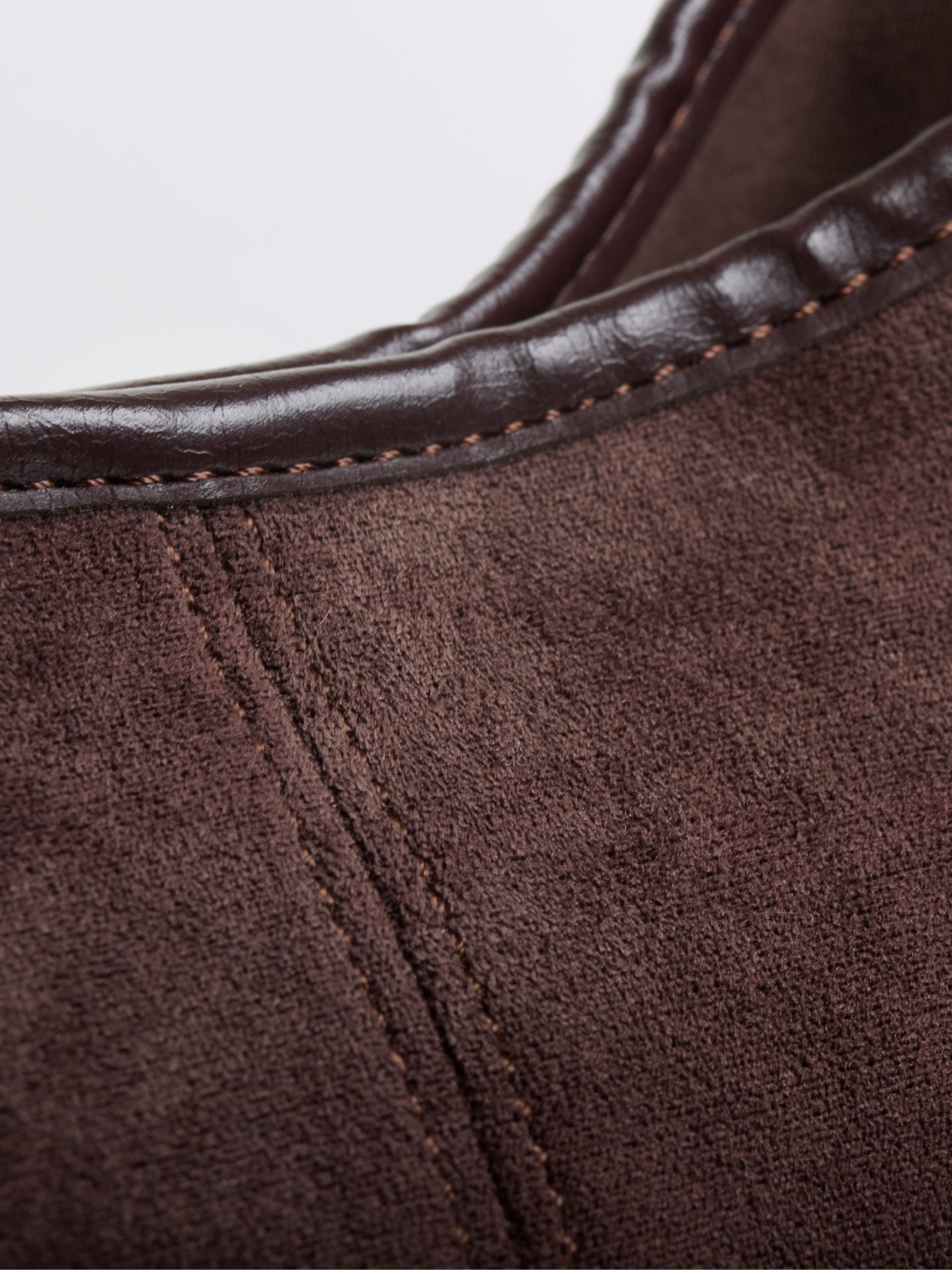 Elegant Vegan Leather Half-Moon Tote