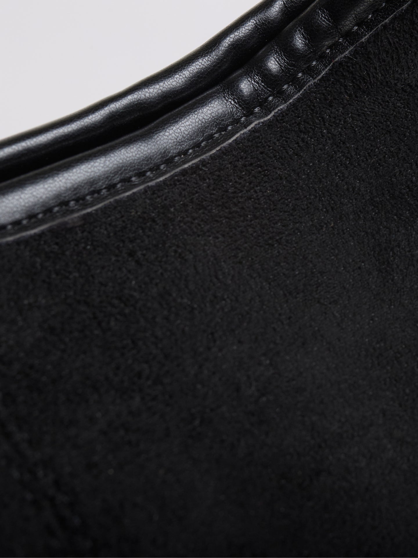 Elegant Vegan Leather Half-Moon Tote