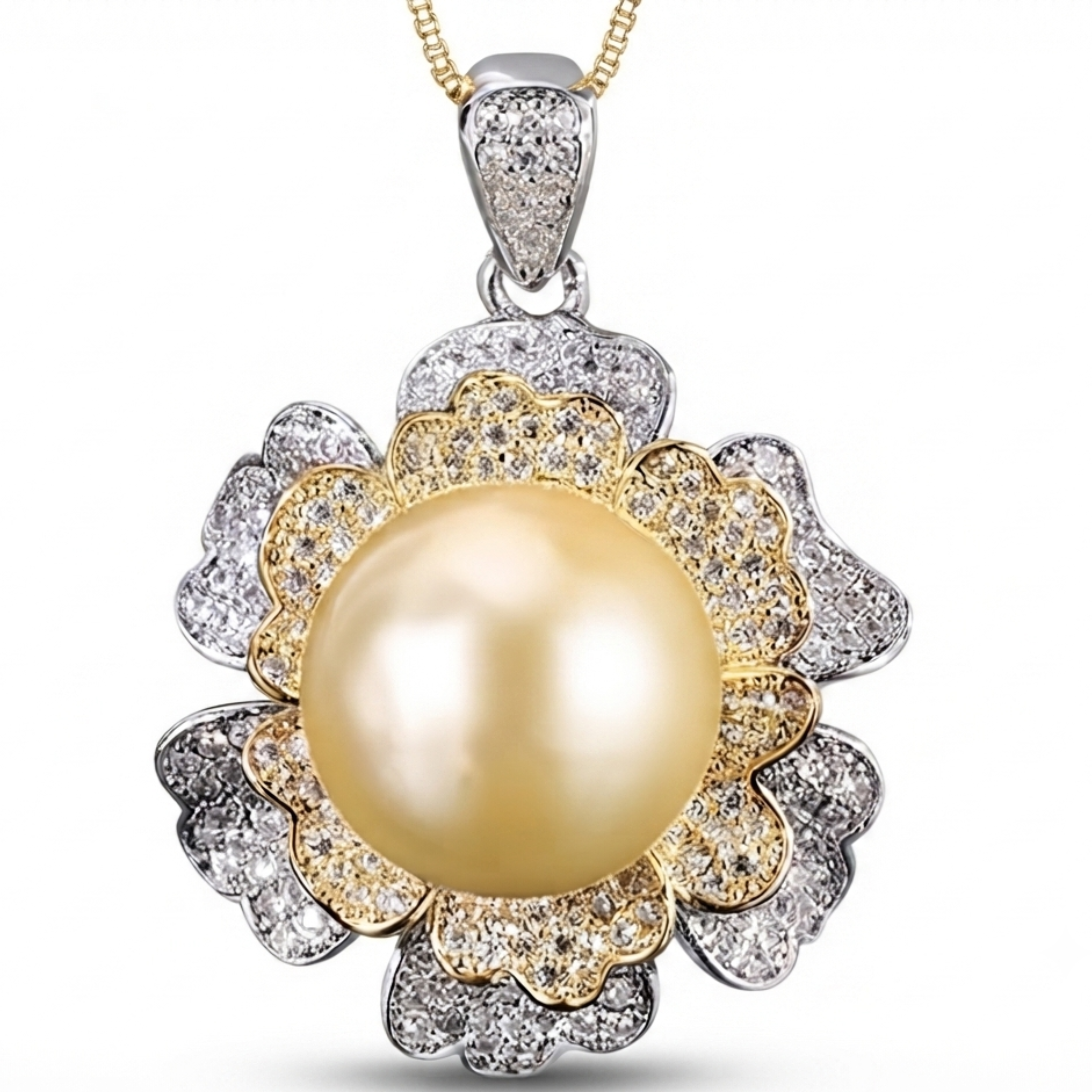 Lysandra Big Pearl Pendant Necklace