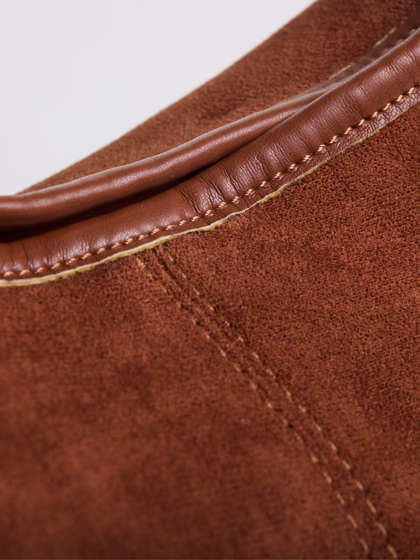 Elegant Vegan Leather Half-Moon Tote