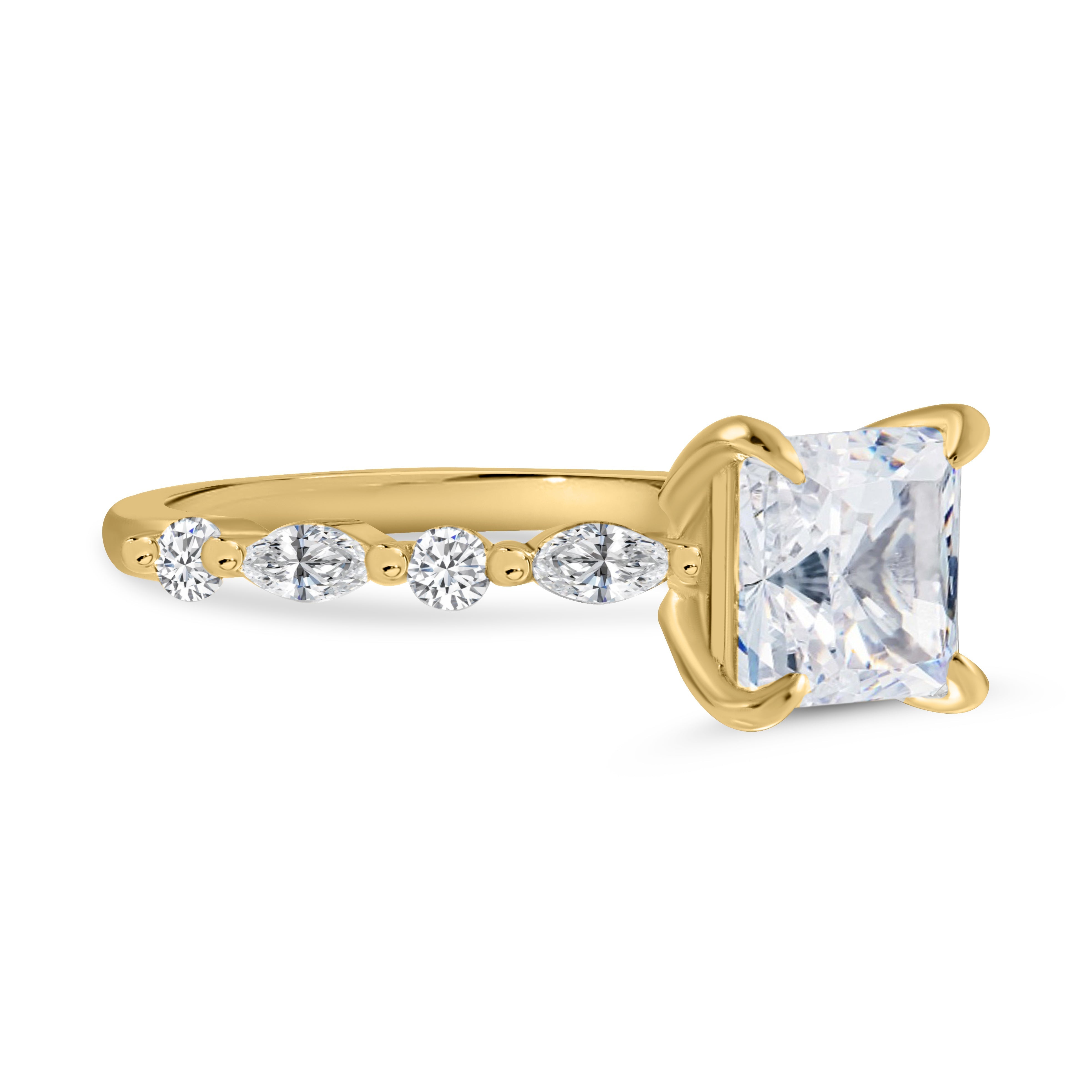 Everlasting Grace Moissanite Gold Engagement Ring