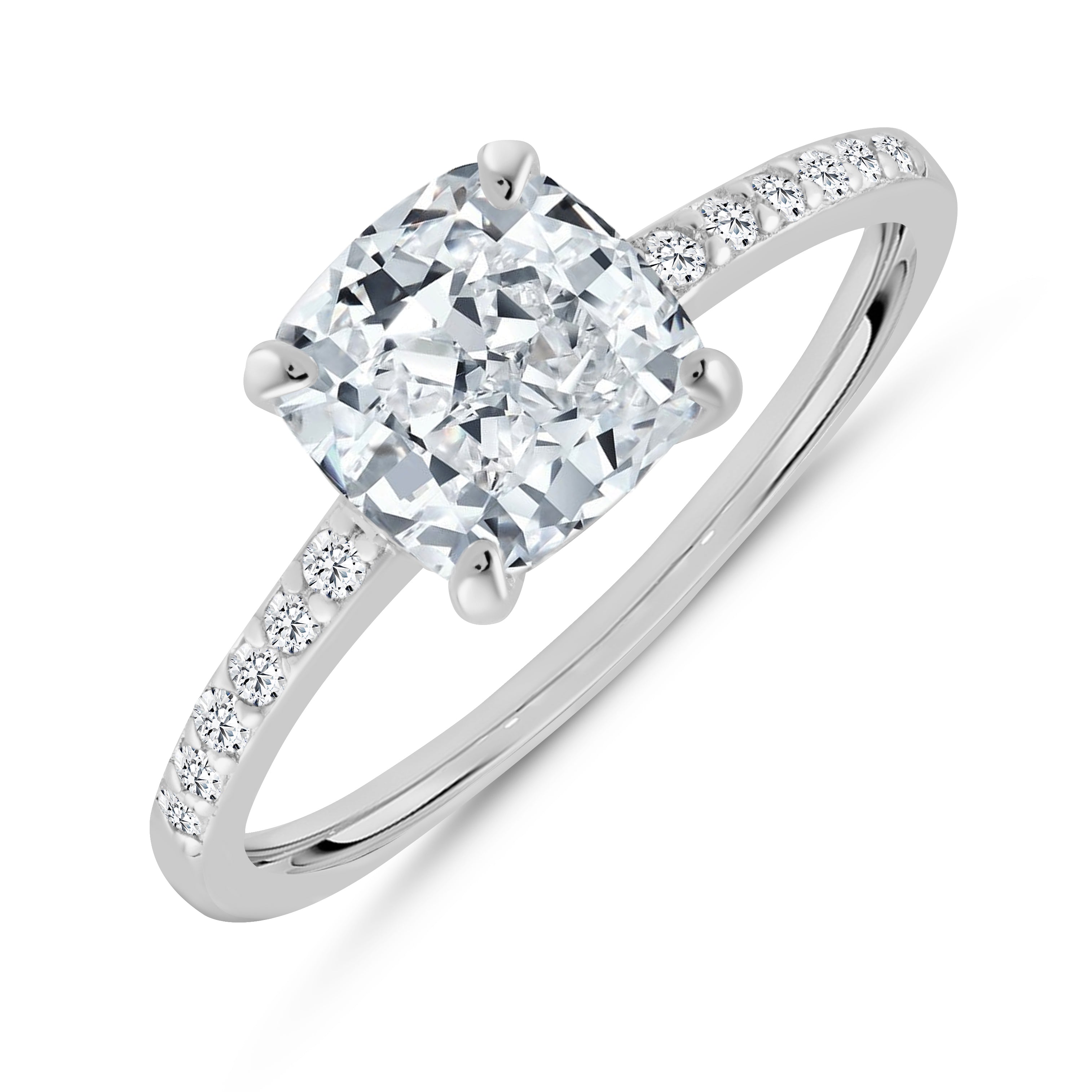 Ethereal Glow Moissanite Ring