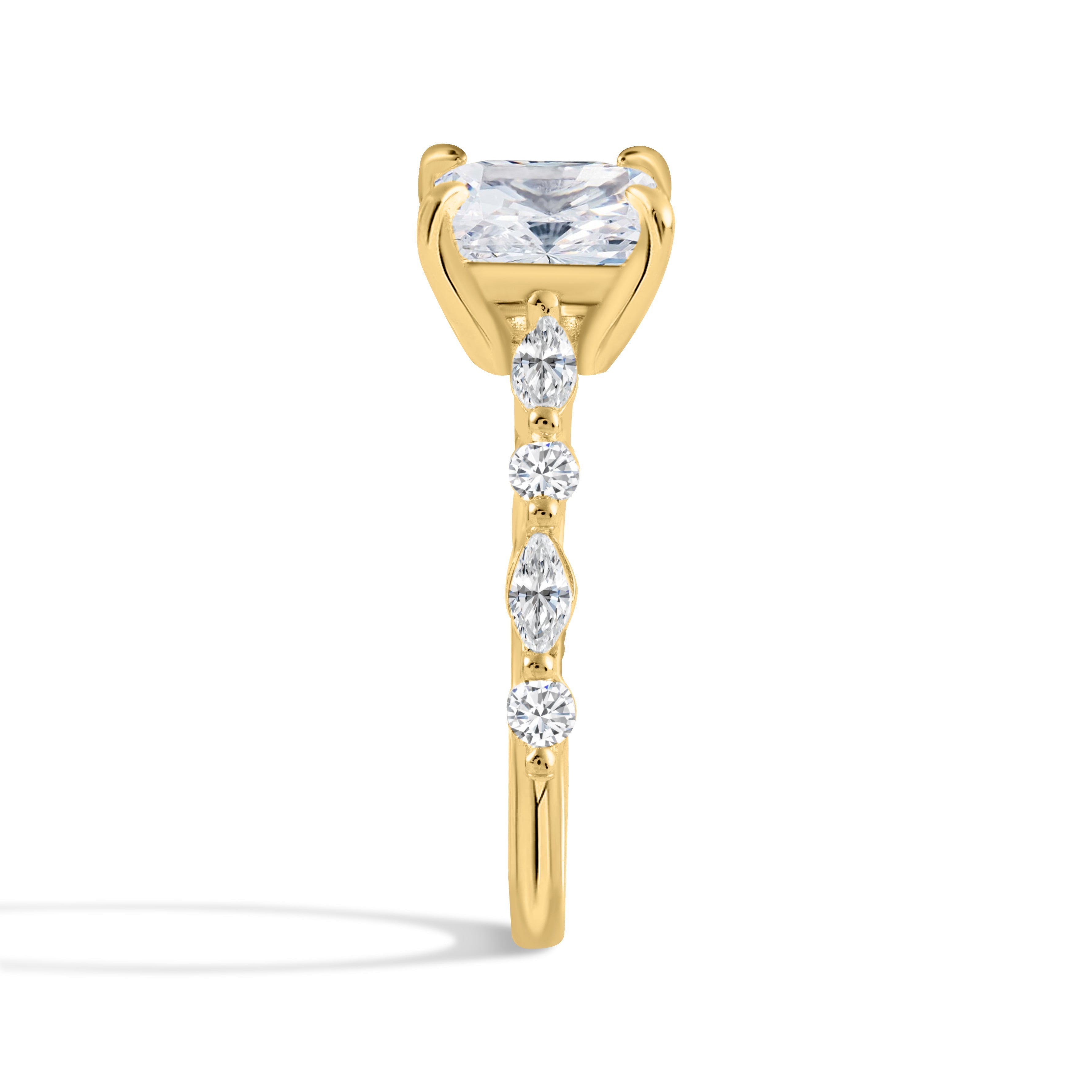 Everlasting Grace Moissanite Gold Engagement Ring