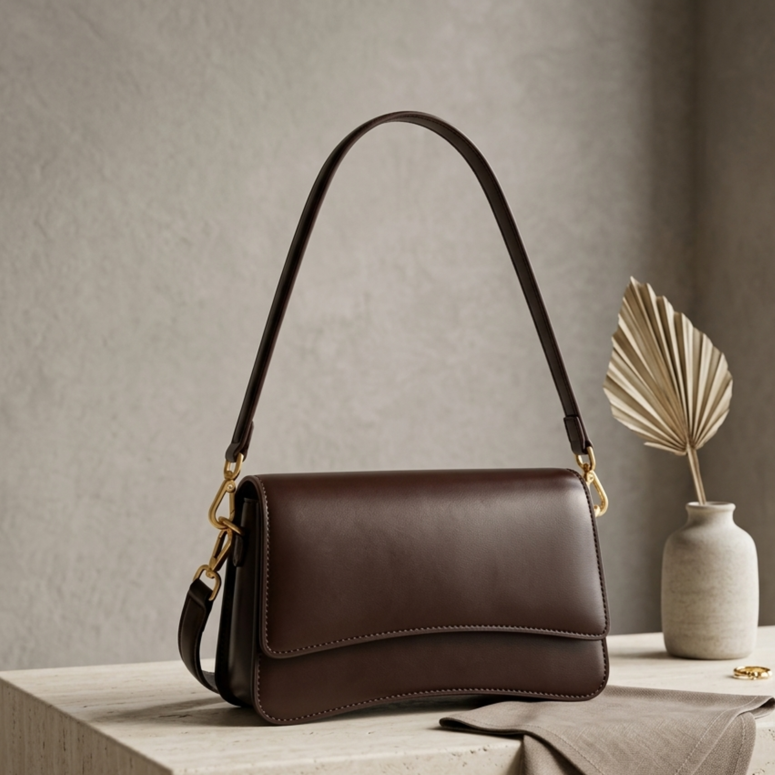Kaie Genuine Leather Shoulder Bag