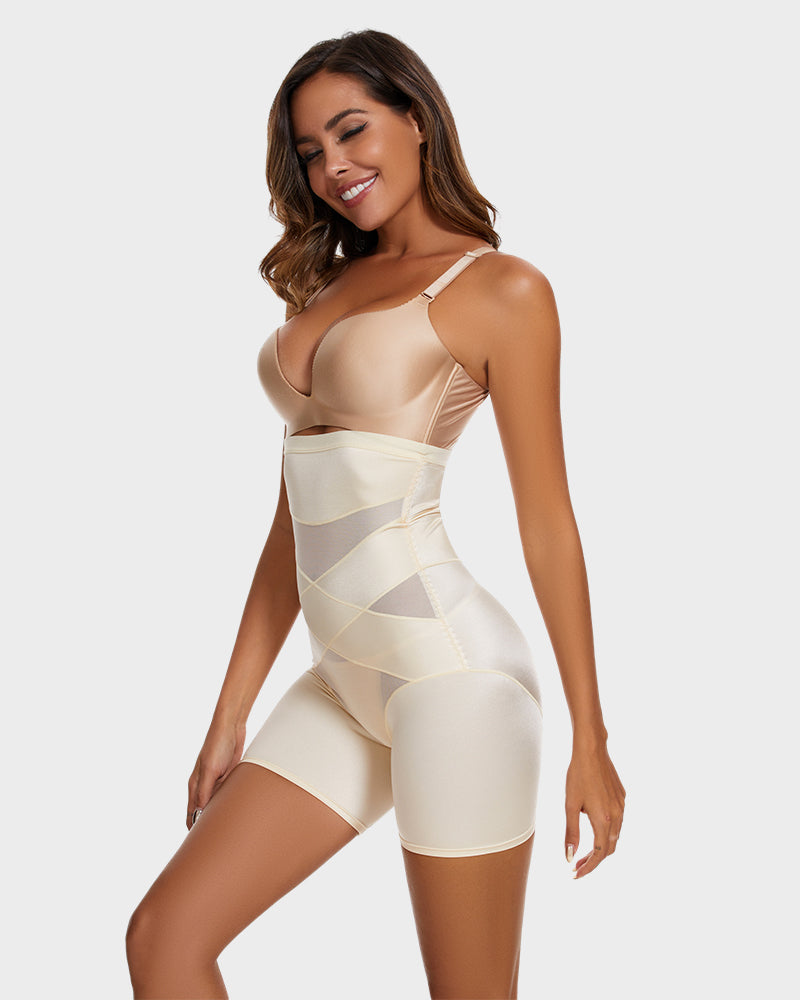 Ultra-Comfort Mid-Thigh Shaping Bodysuit