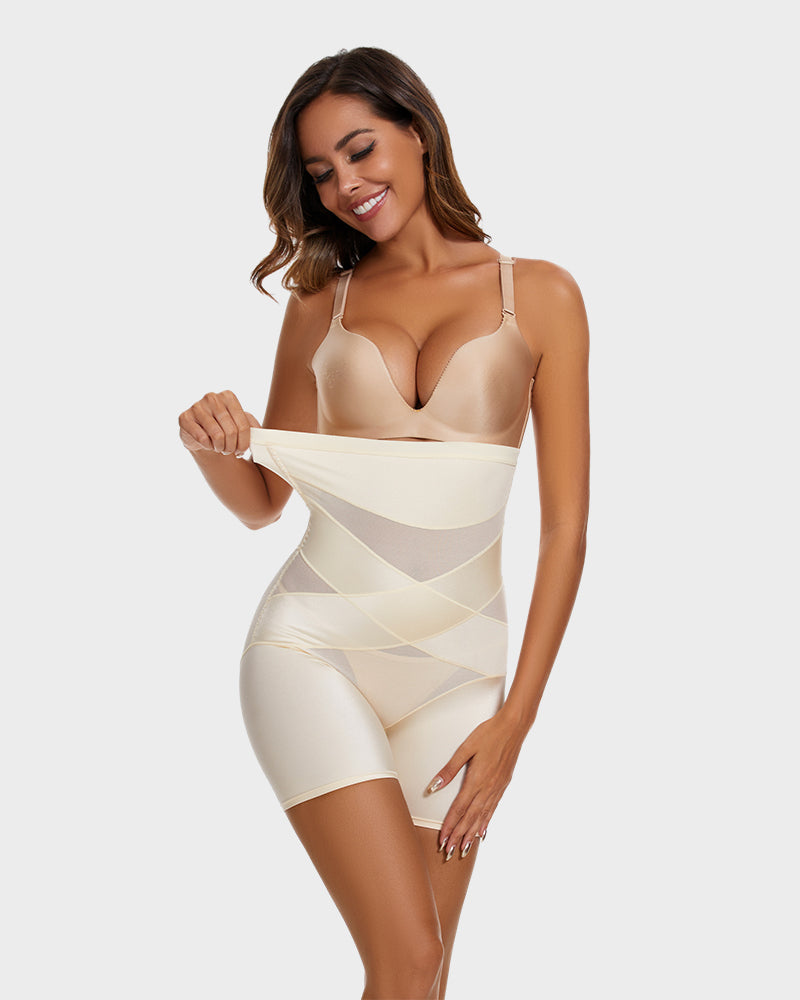 Ultra-Comfort Mid-Thigh Shaping Bodysuit