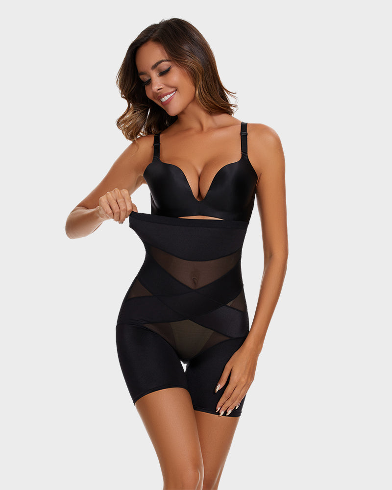 Ultra-Comfort Mid-Thigh Shaping Bodysuit