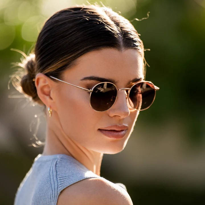 Vintage Vista Round Polarized Sunglasses