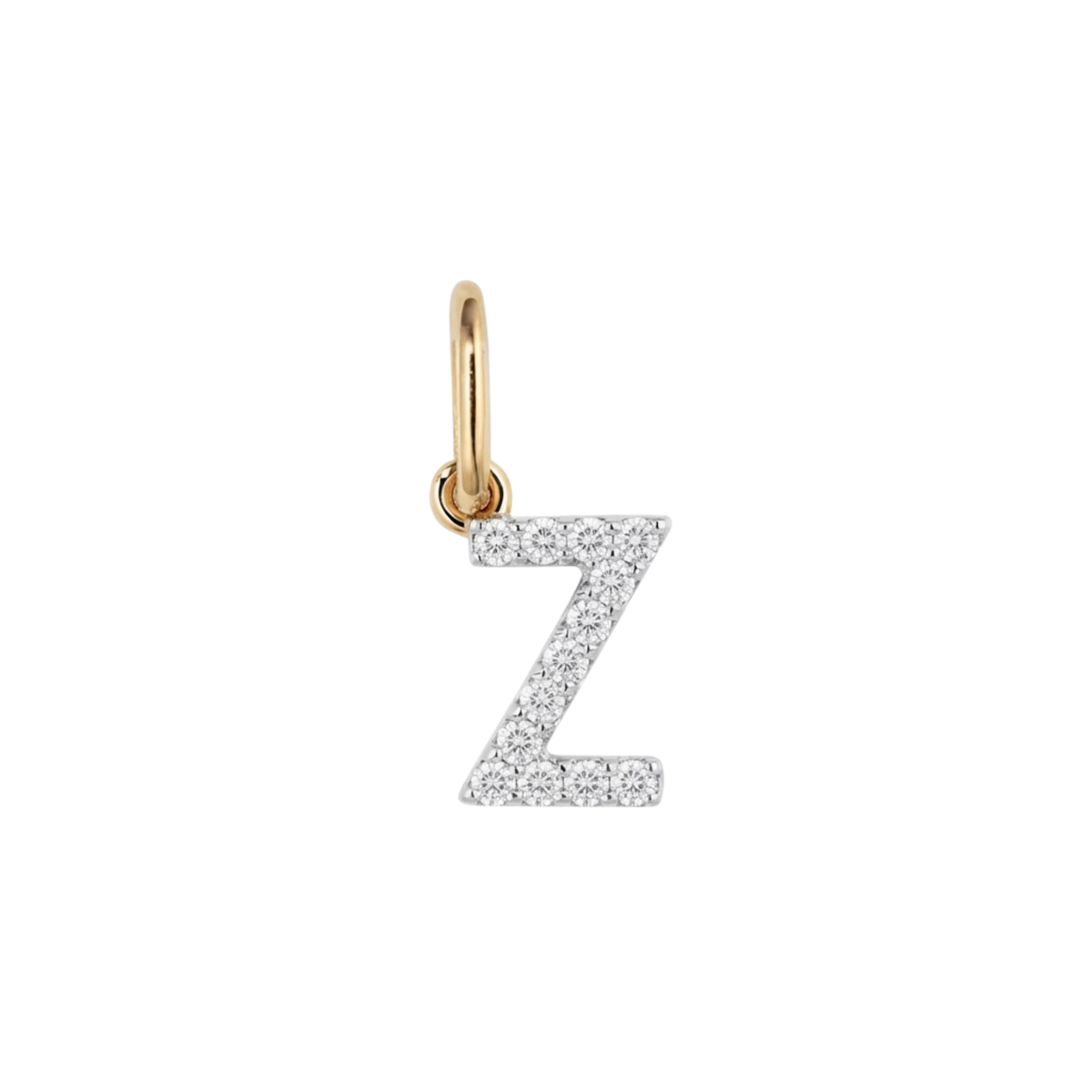 Charms - Jeweled Letter Z Pendant