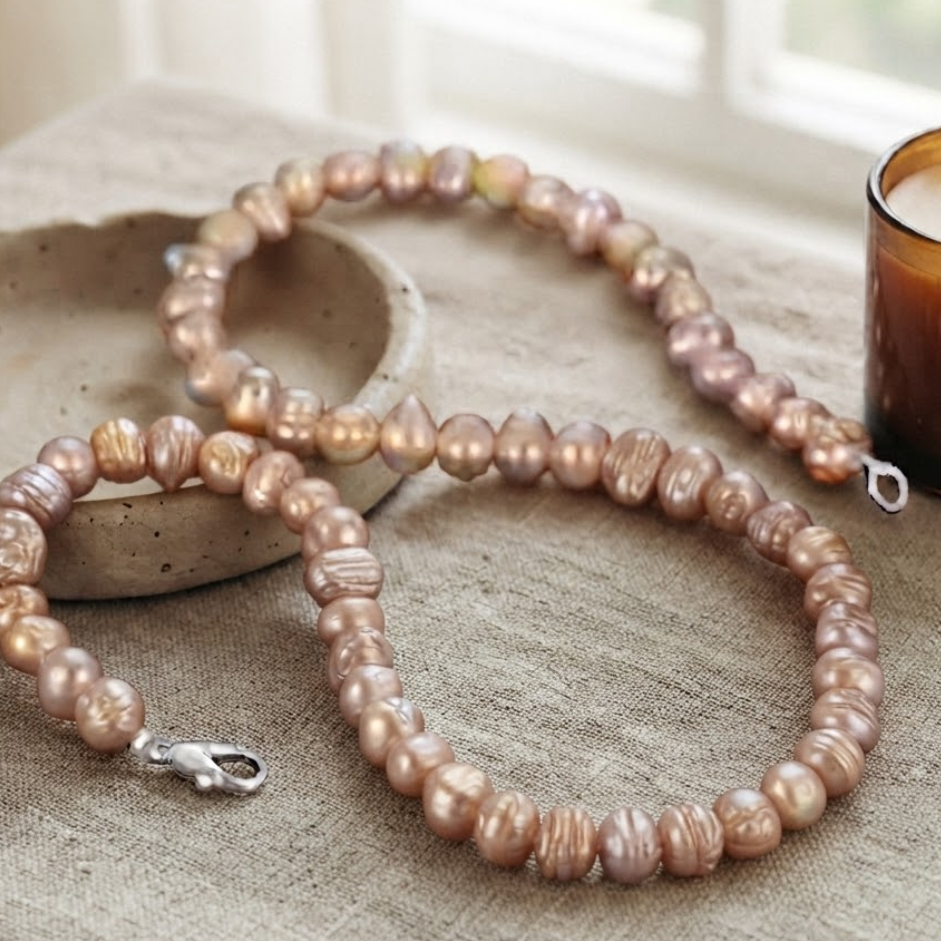 Collier de perles divines Solenne