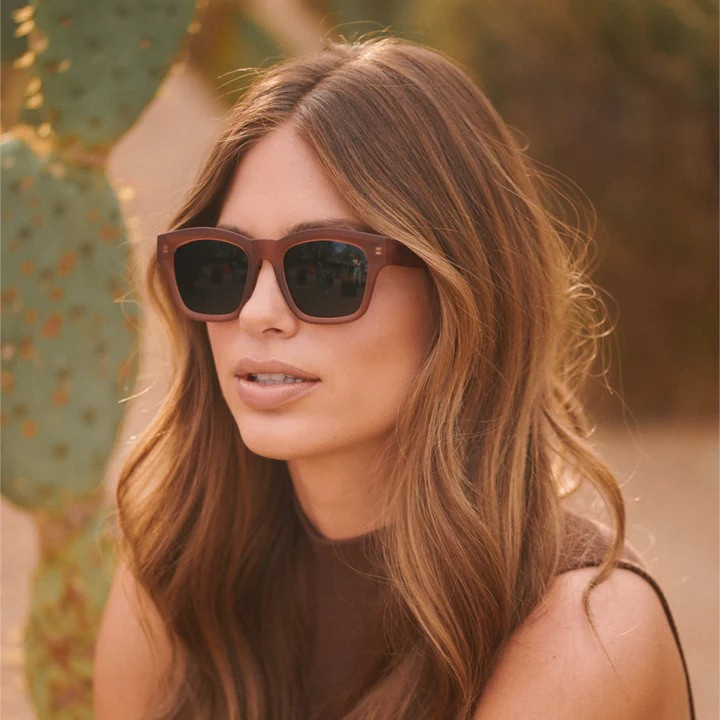 Sedona Oversized Square Cat-Eye Polarized Sunglasses