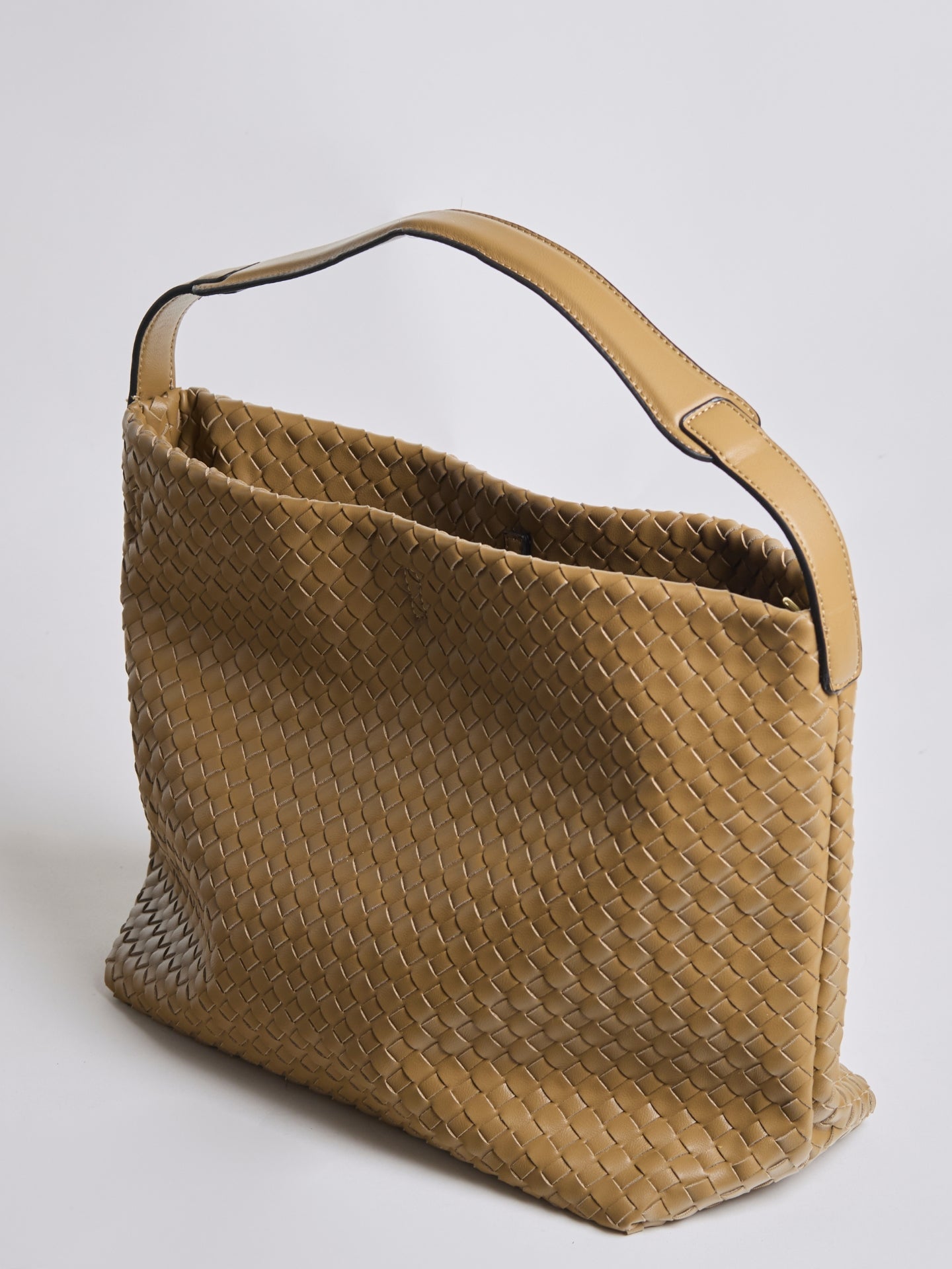 Celine Braided Vegan Leather Tote