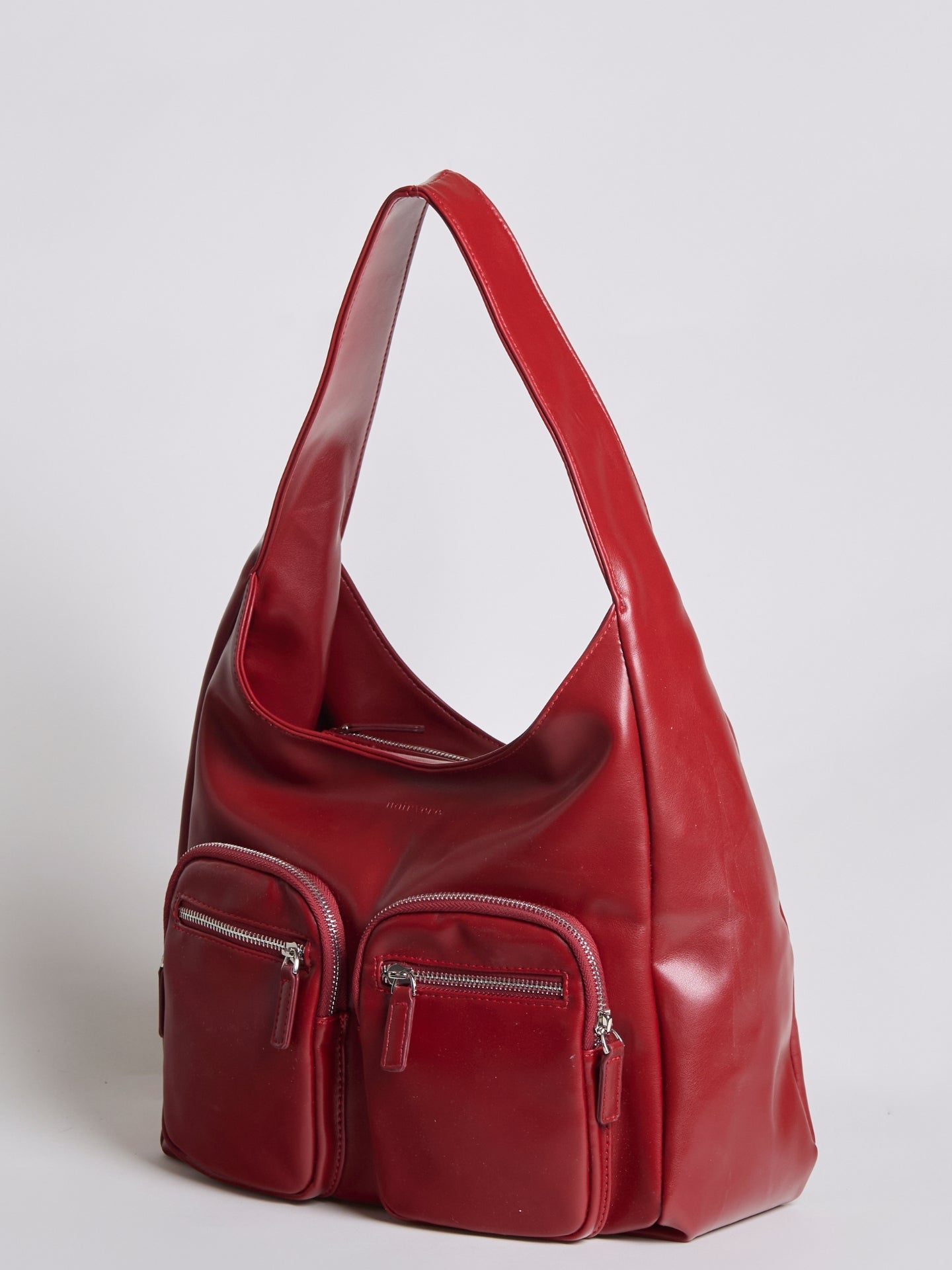 Claire Pocket Vegan Leather Shoulder Bag