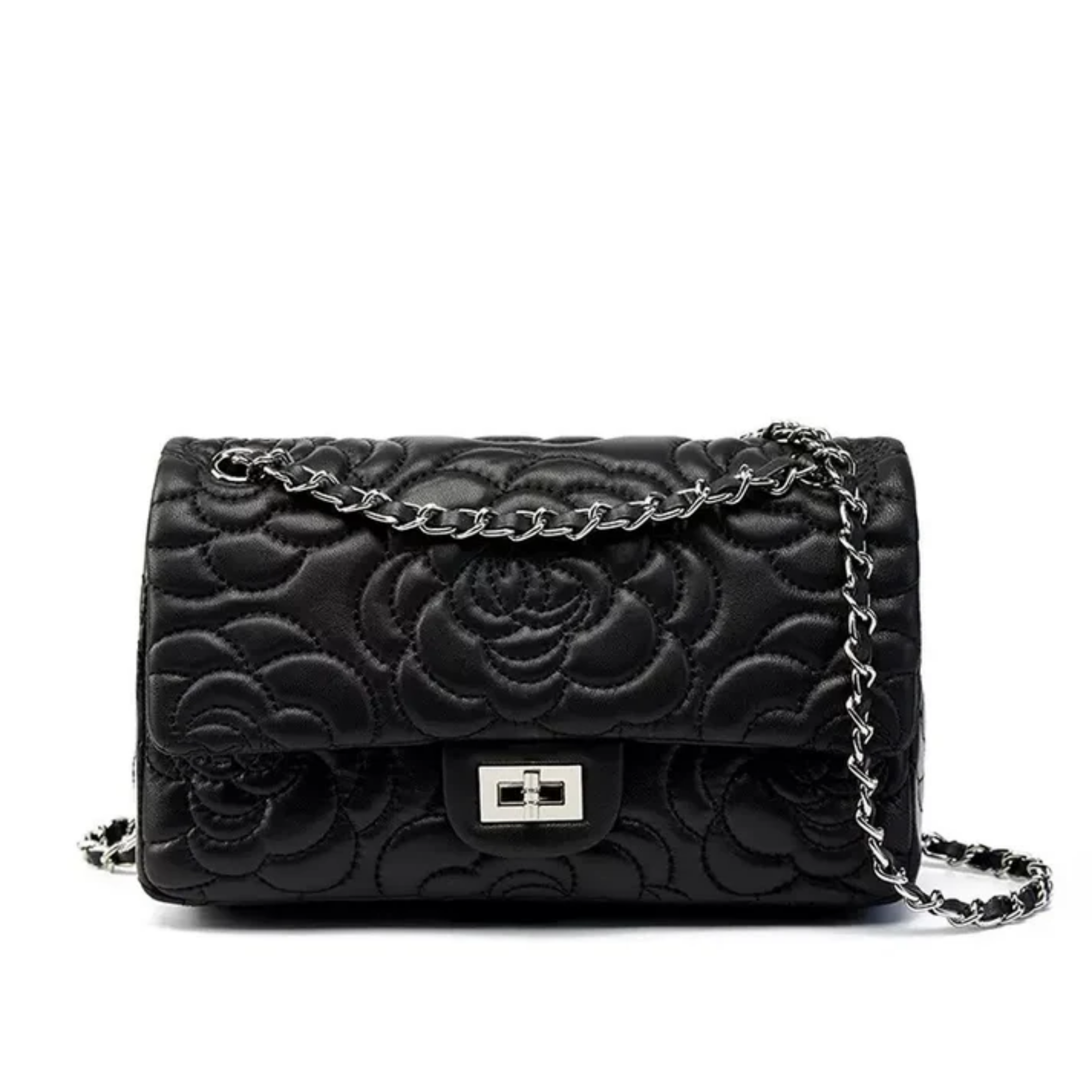 Ravienne Genuine Sheepskin Chain Crossbody Bag