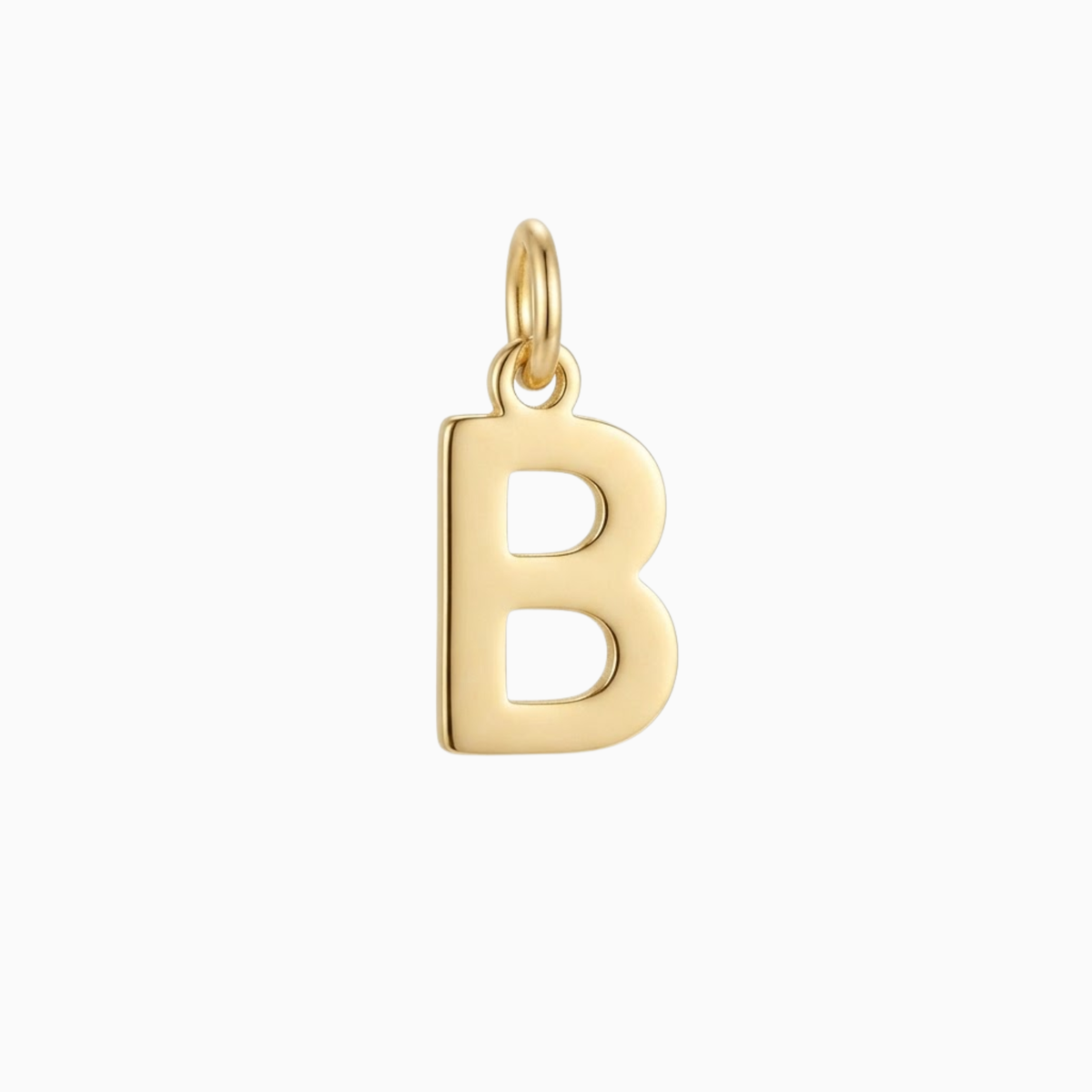 Charms - Gold Initial B Pendant