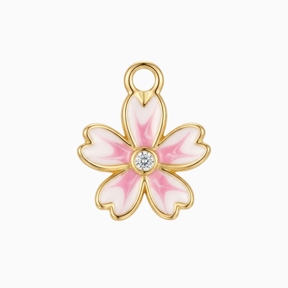 Breloques - Pendentif fleur de sakura