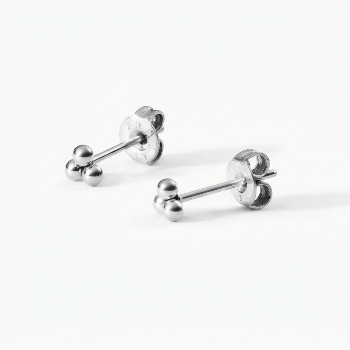 Orelune Triple Orb Earrings