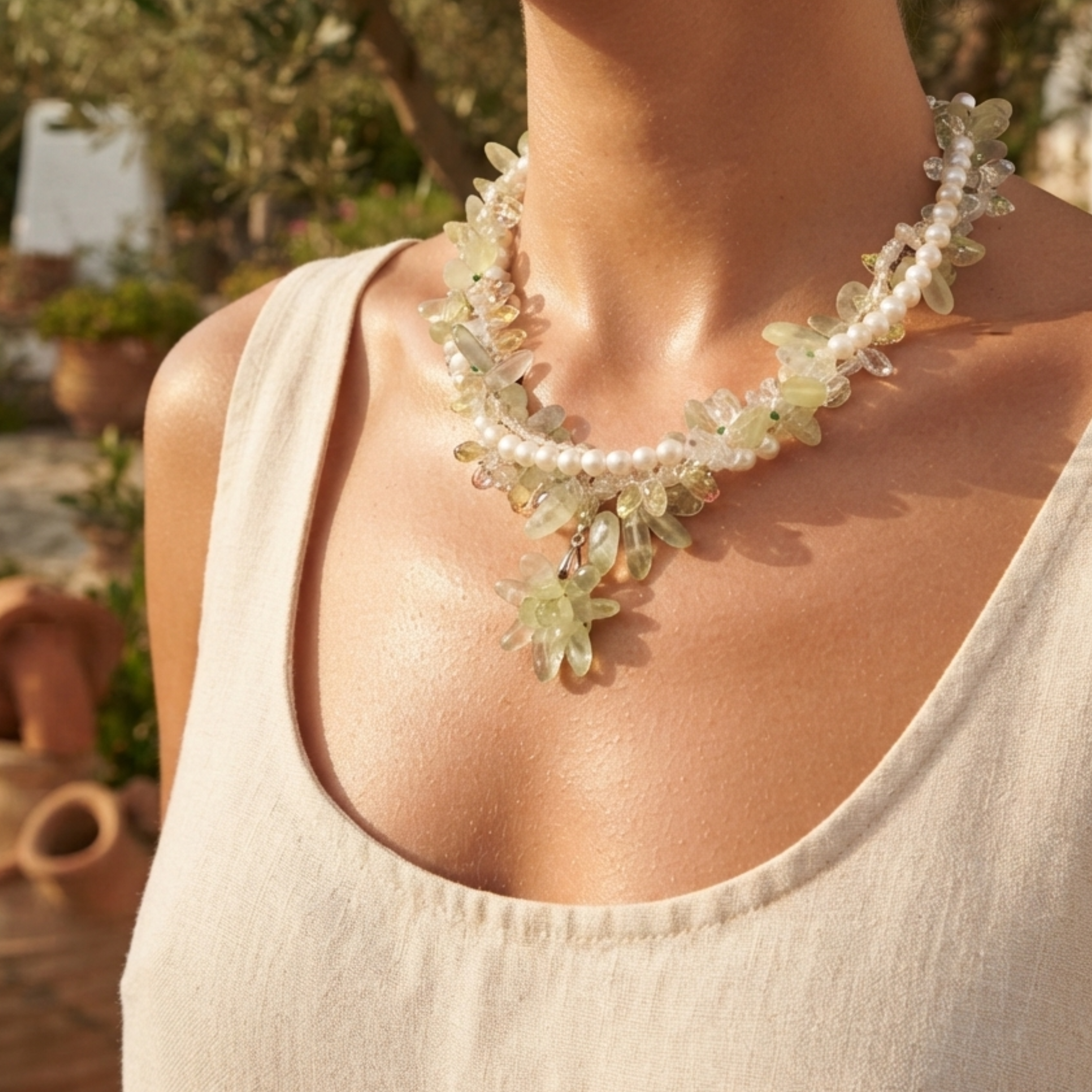Collana Azura Fleur Crystal