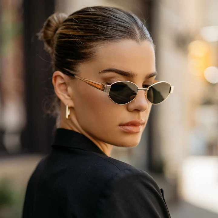Eternal Elegance Oval Sunglasses