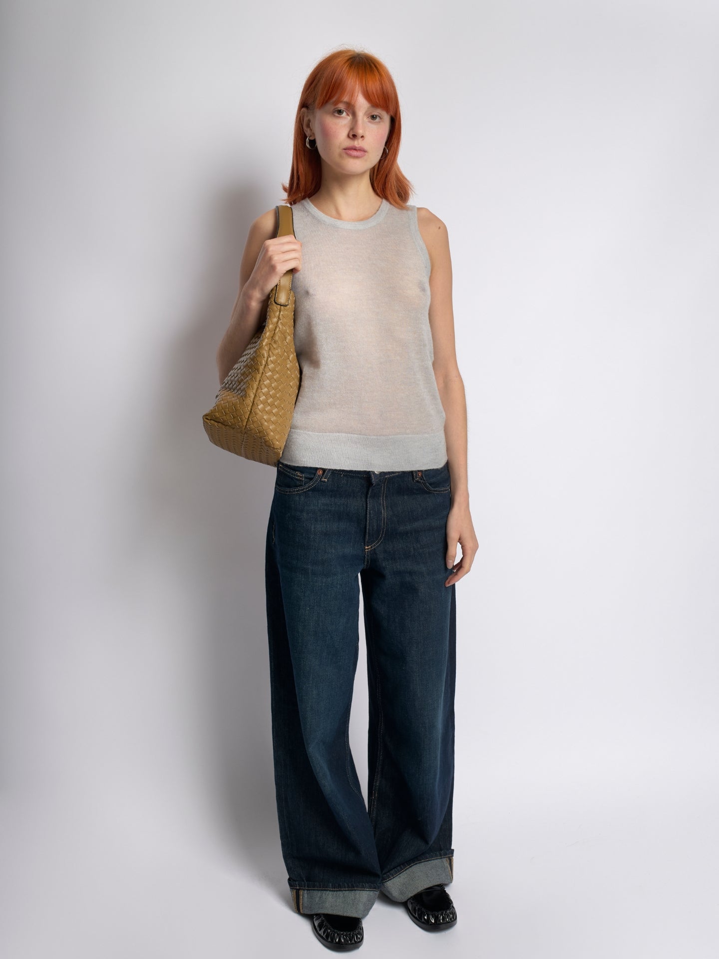 Celine Braided Vegan Leather Tote
