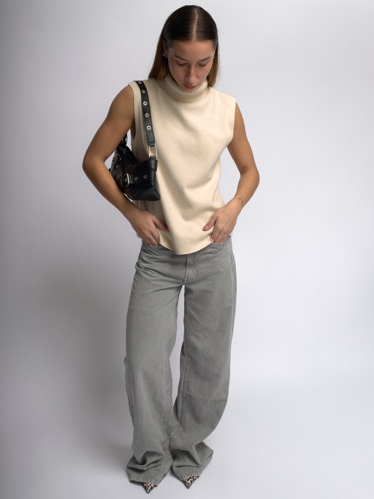 Mini Strap Chic Leather Shoulder Bag