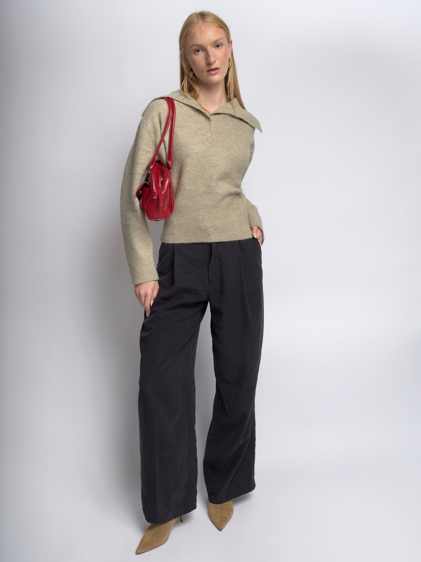 Sleek Leather Tote