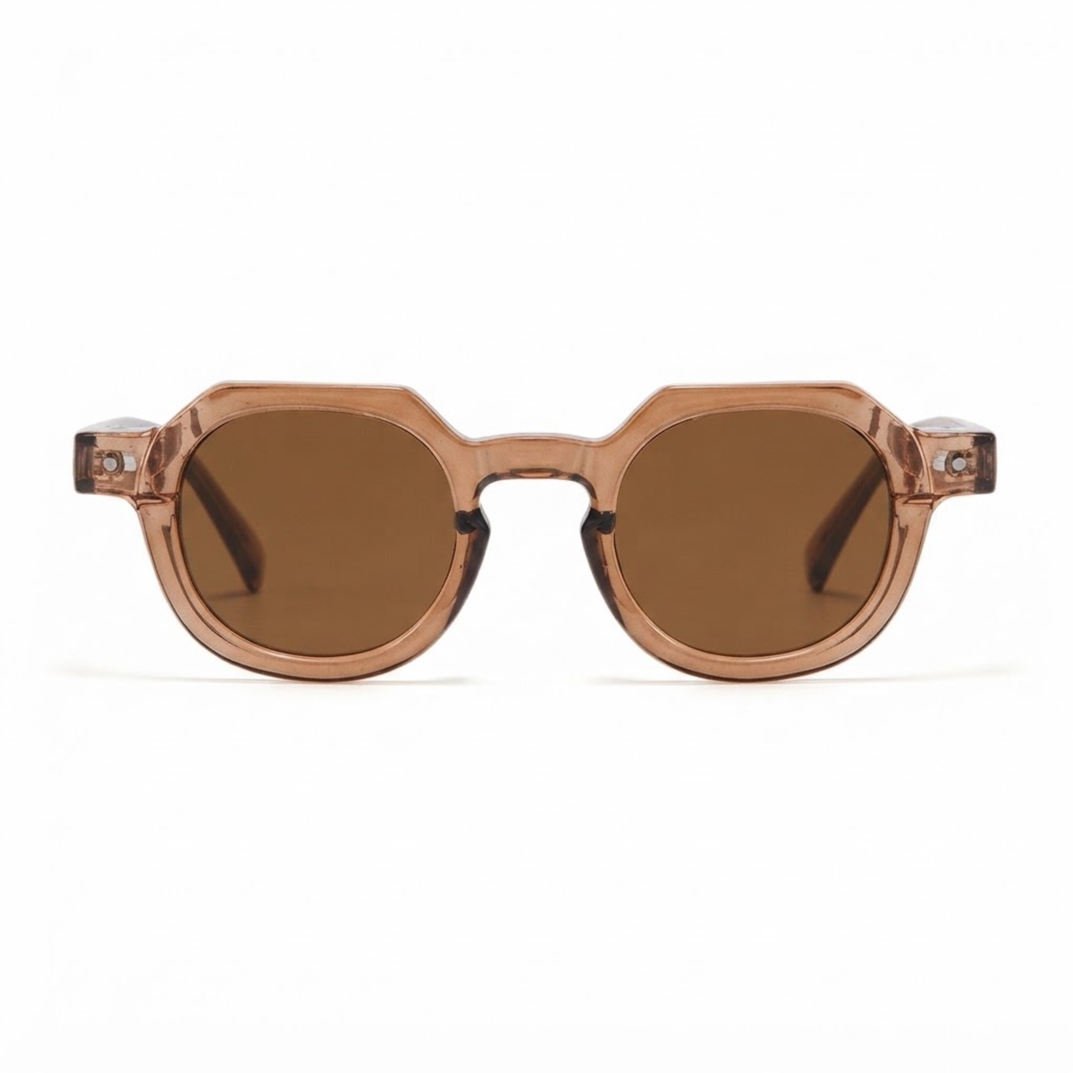 Lunettes de soleil polarisées géométriques de minuit