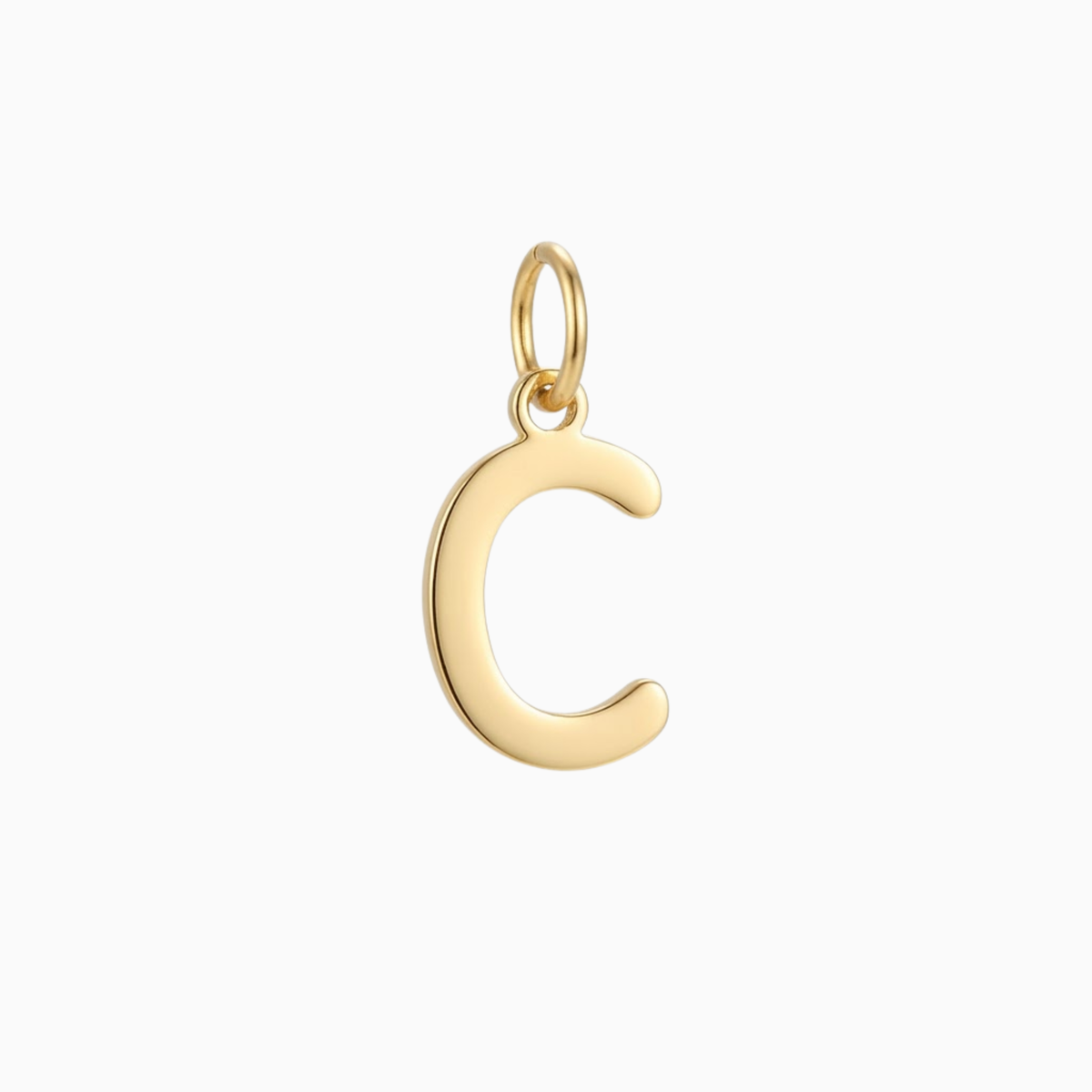 Charms - Gold Initial C Pendant