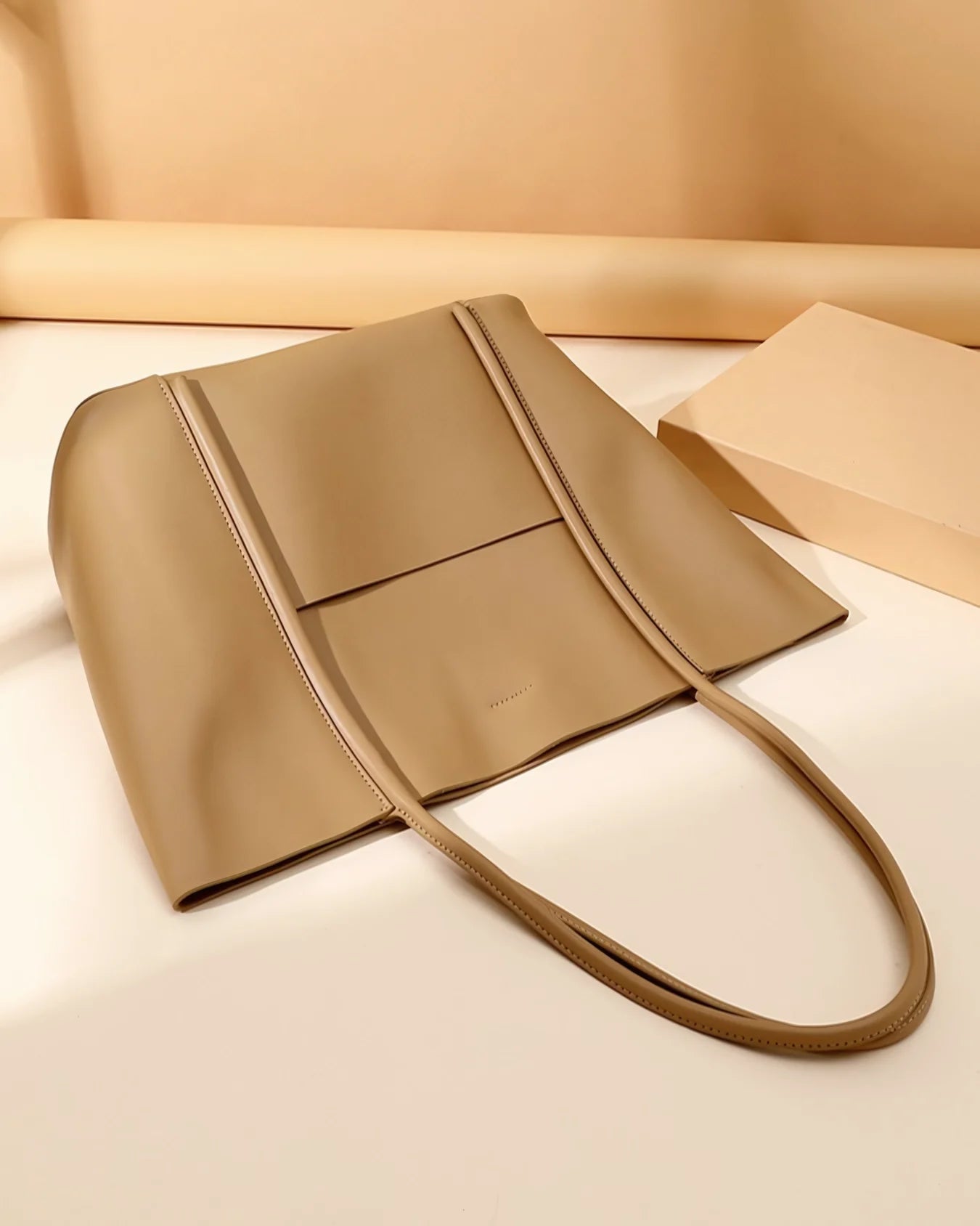 Urban Chic Leather Laptop Tote