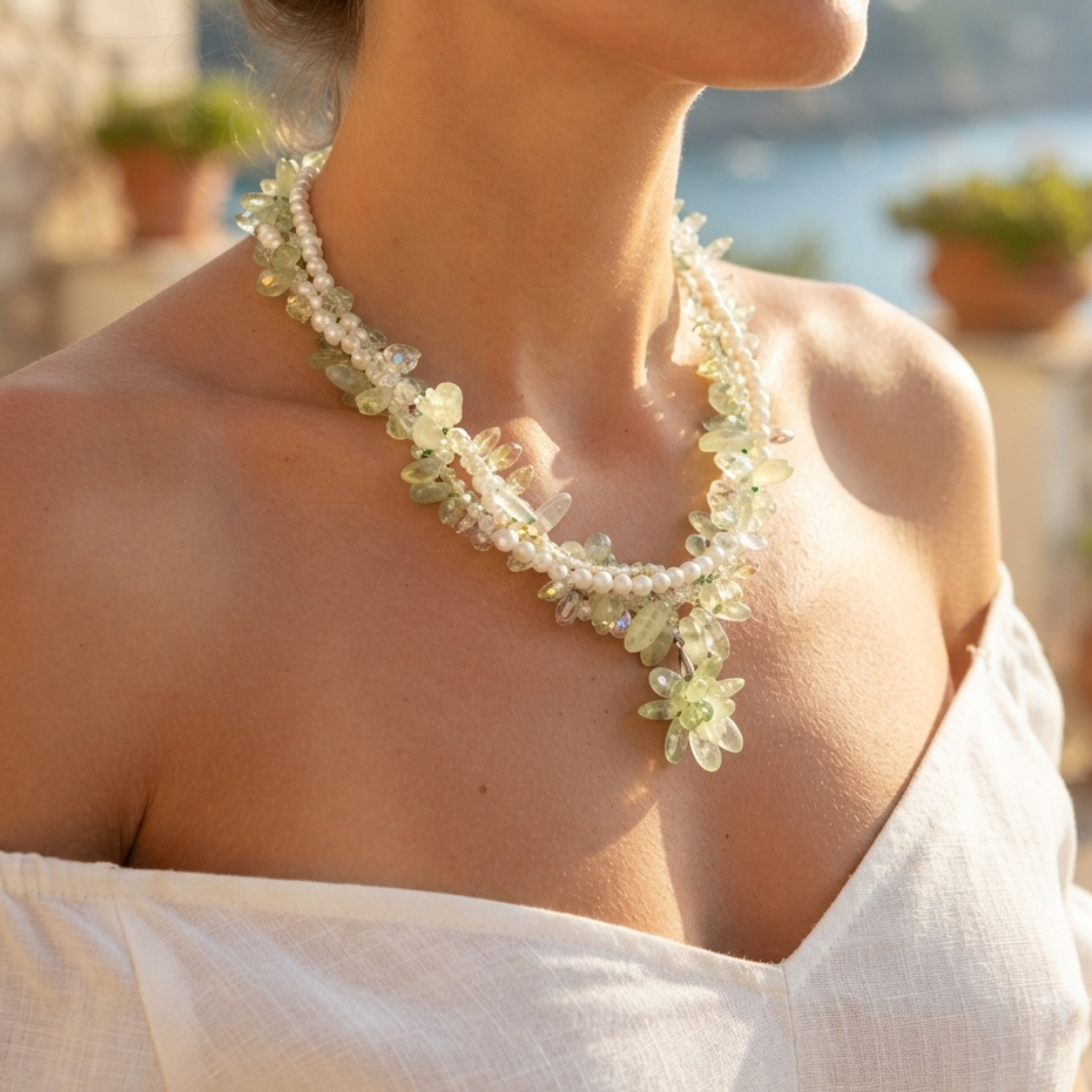 Collana Azura Fleur Crystal