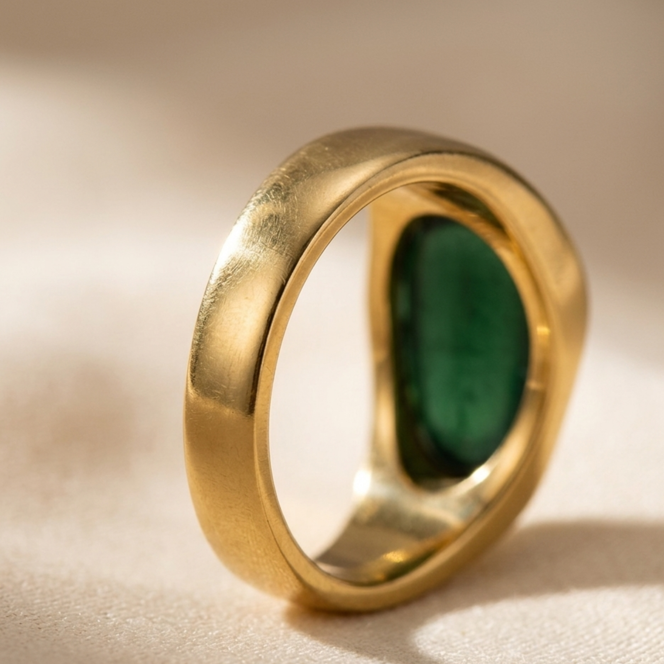 Hermiline Mystic Green Ring
