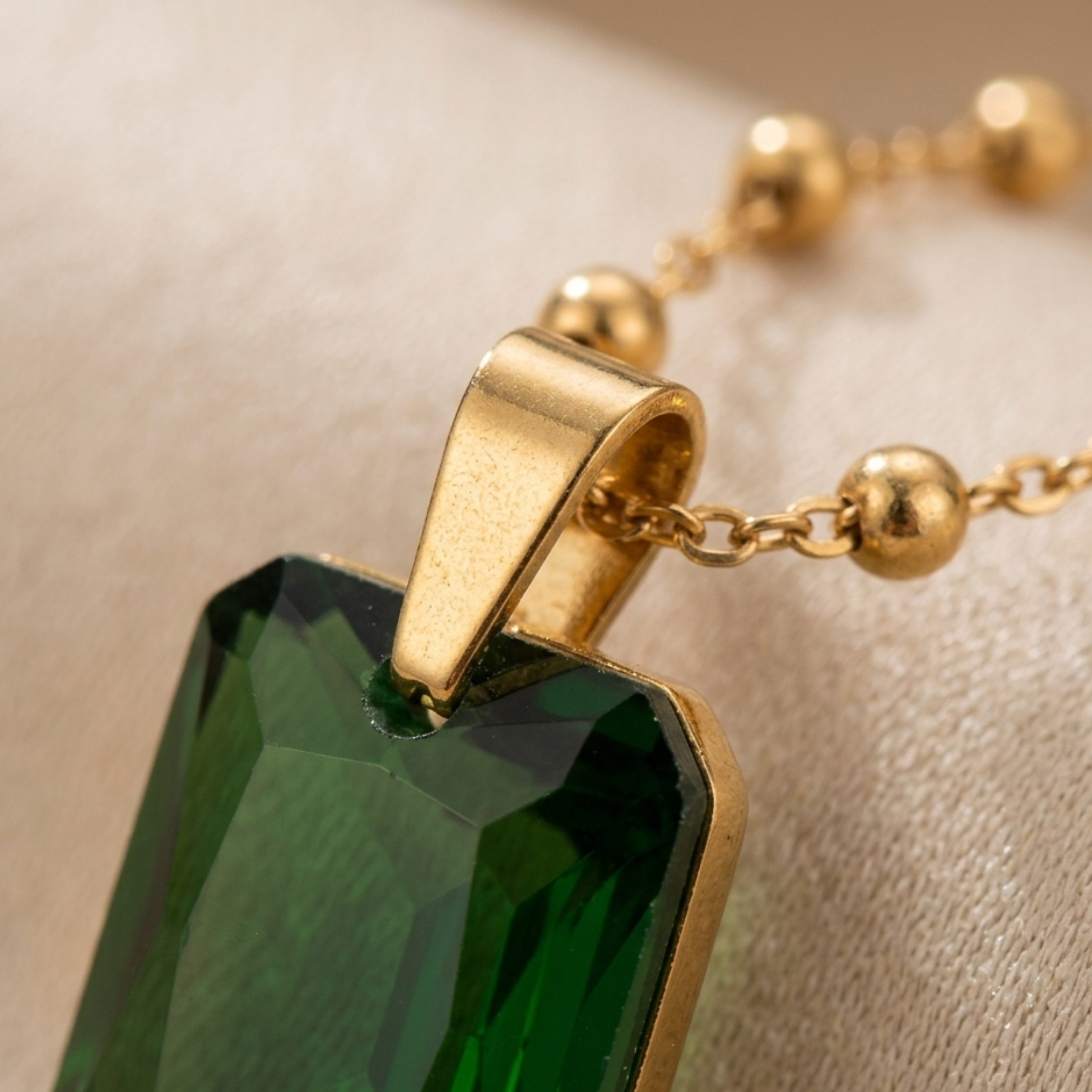 Silvana Luxe Emerald Necklace