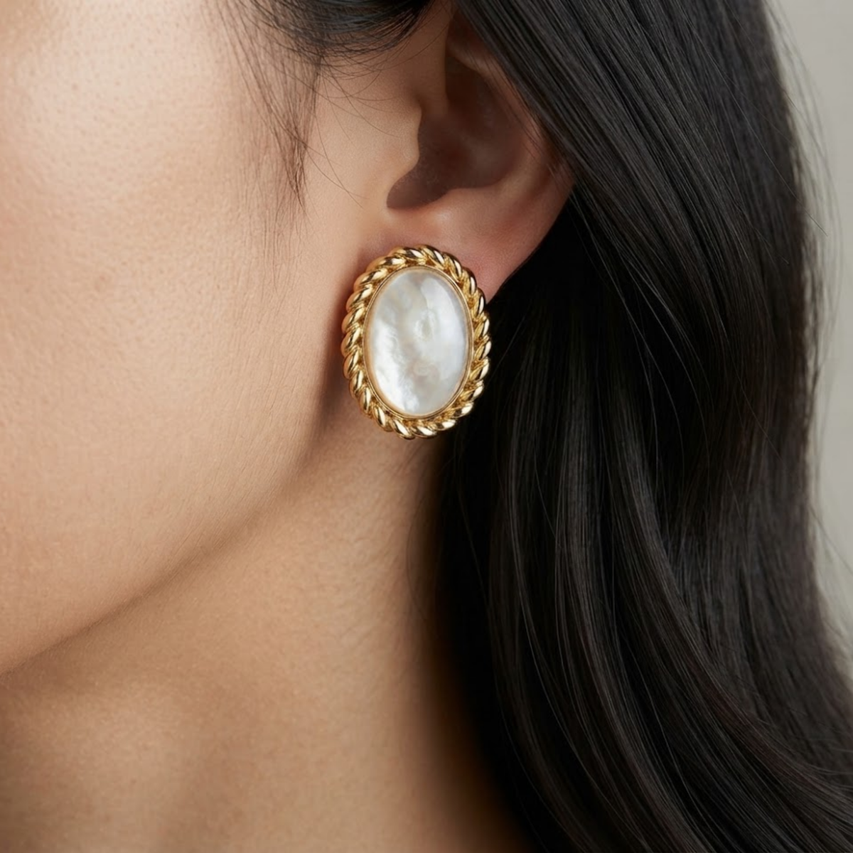 Nayelle Mother of Pearl Earrings