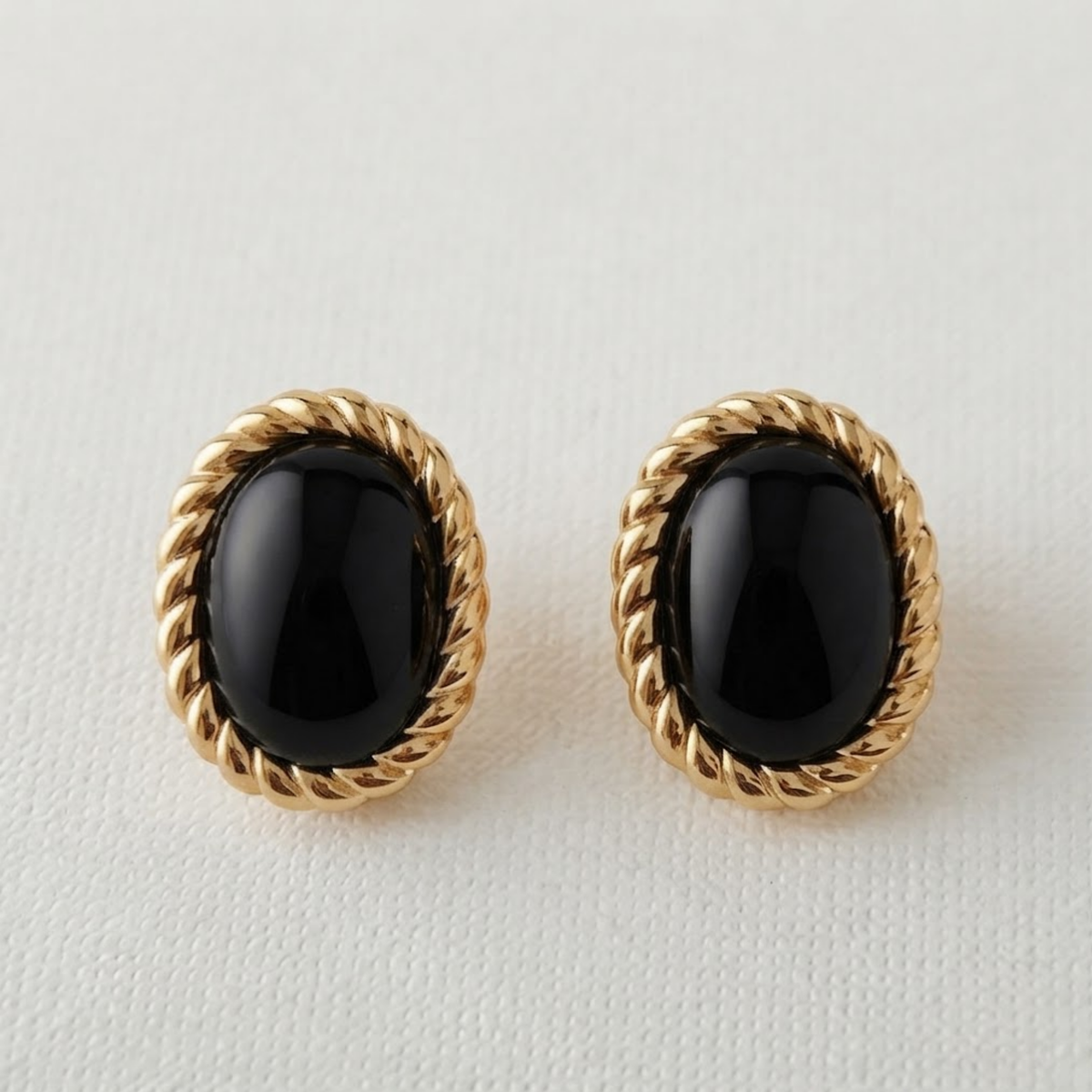 Boucles d’oreilles Statiana Onyx